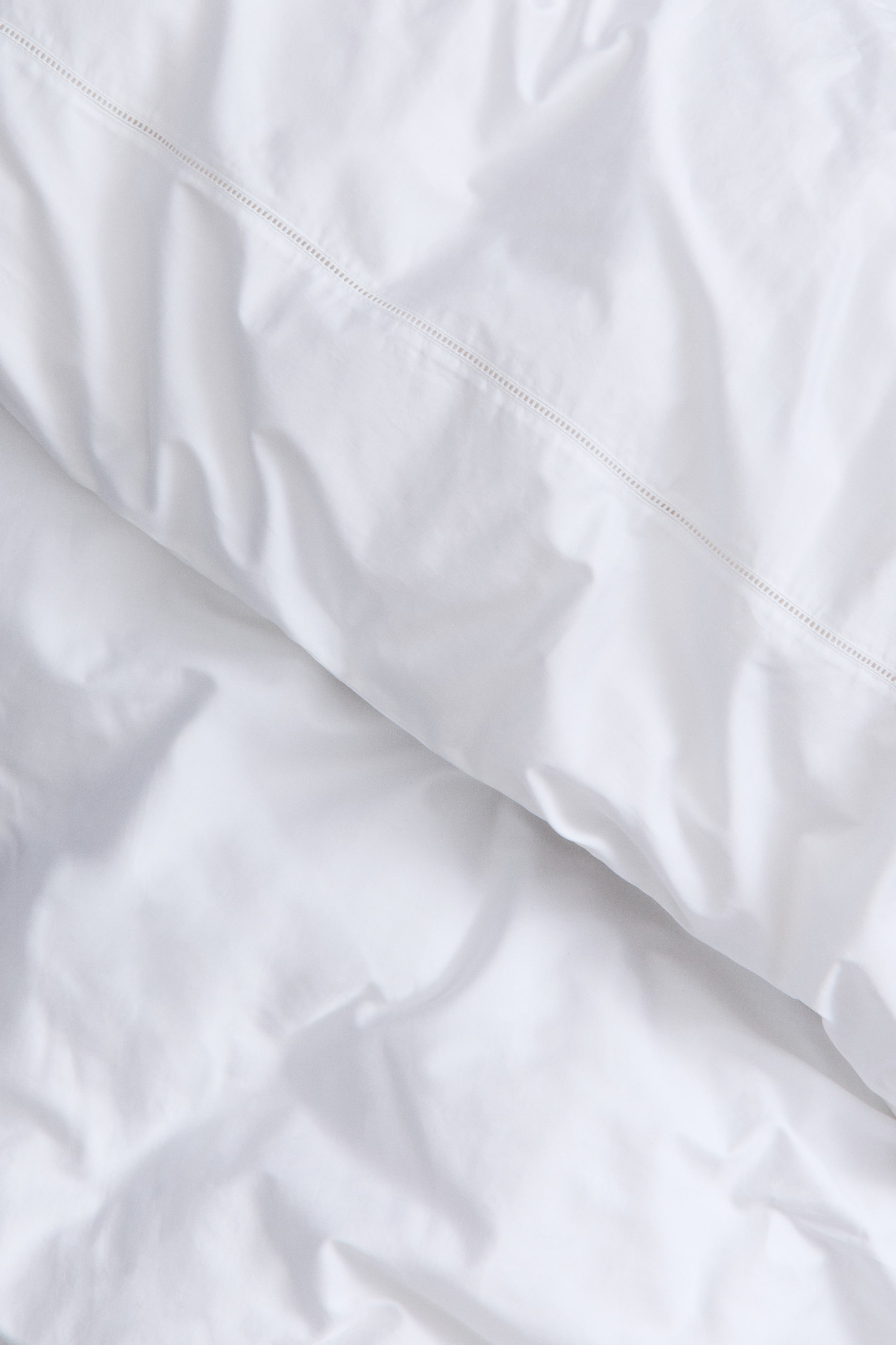 View larger image: Egyptian Cotton King/Queen Duvet Cover Set - White - Home All | H&M US 4
