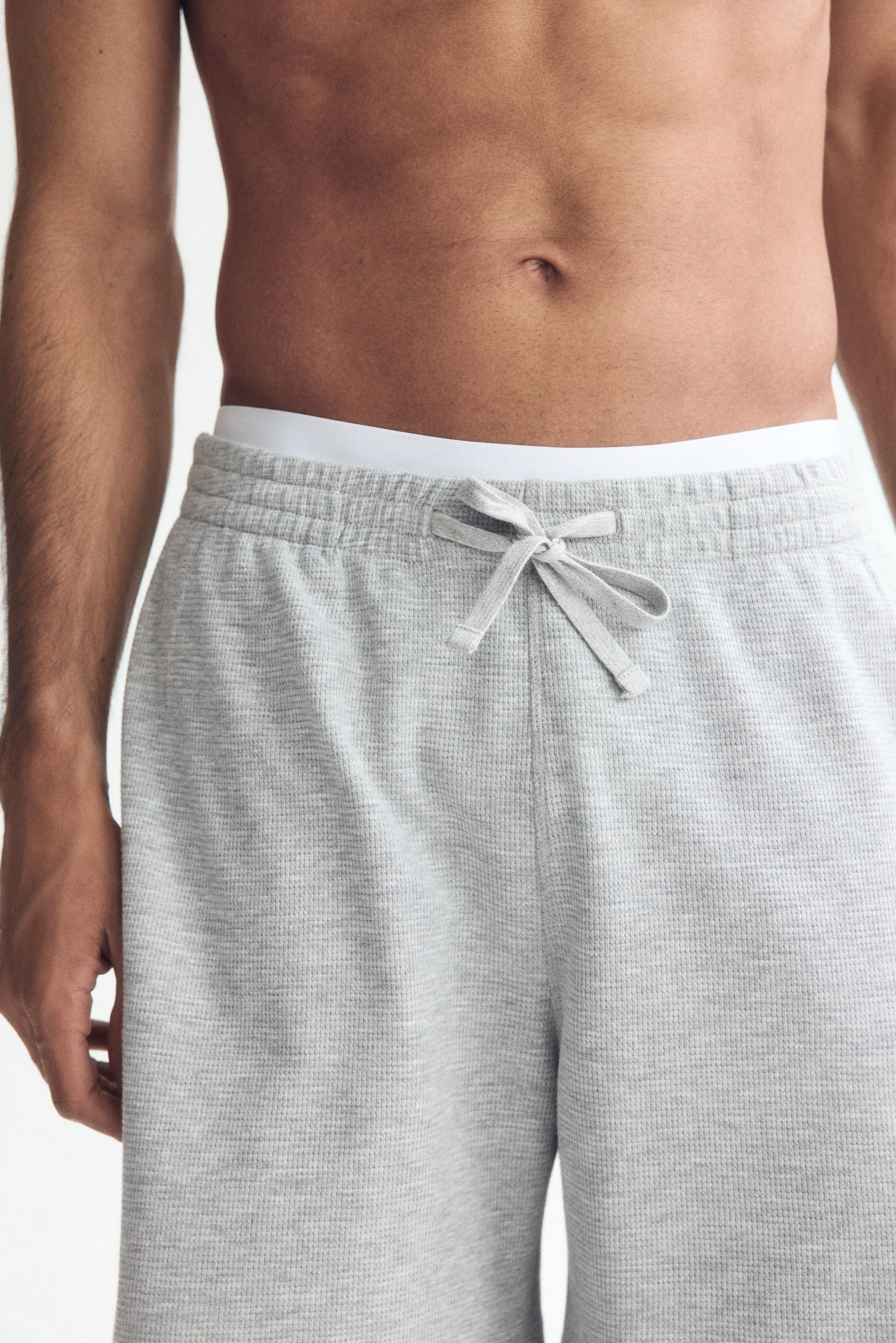 Relaxed-Fit Waffled Shorts