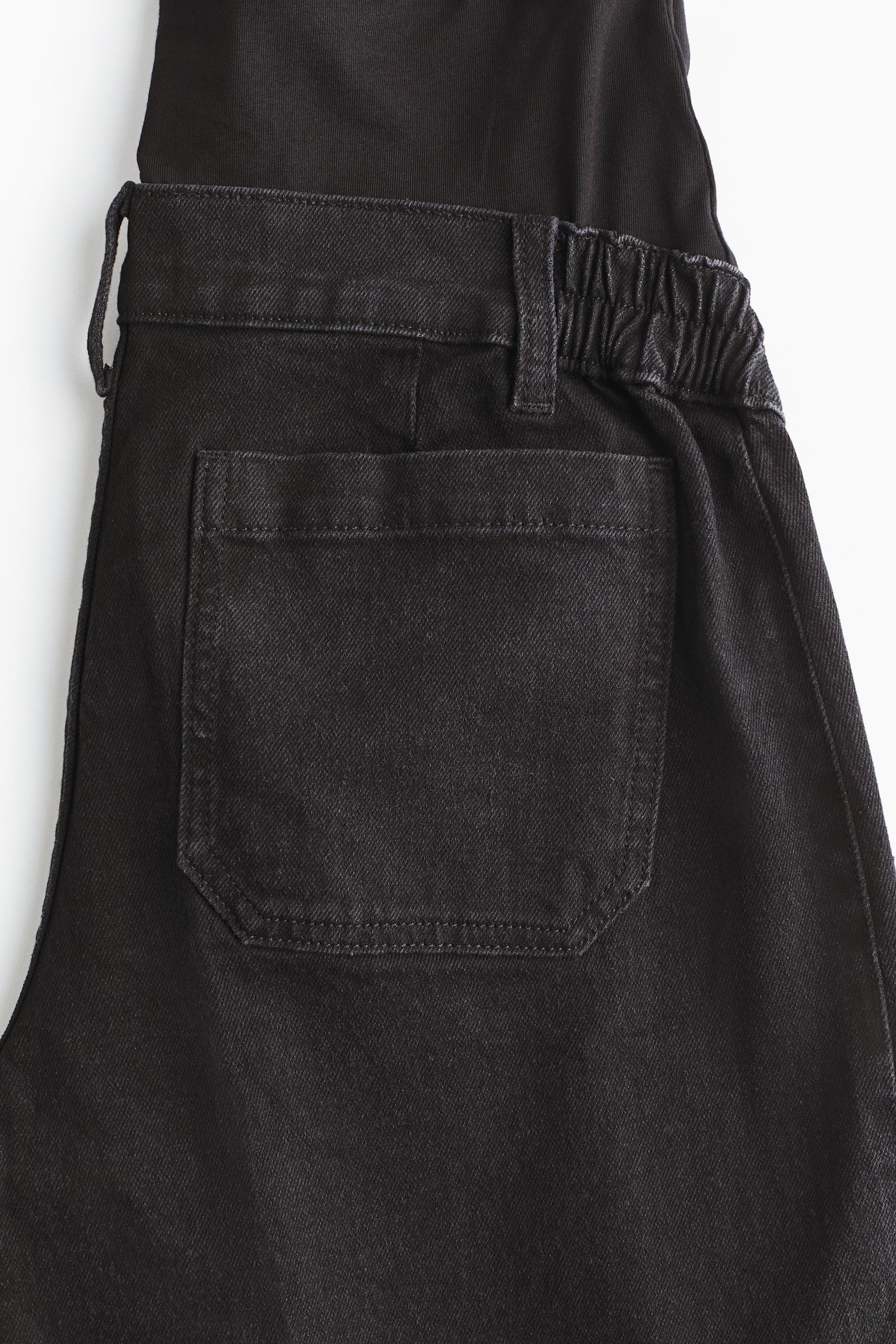 MAMA Wide Jeans - שחור - 6