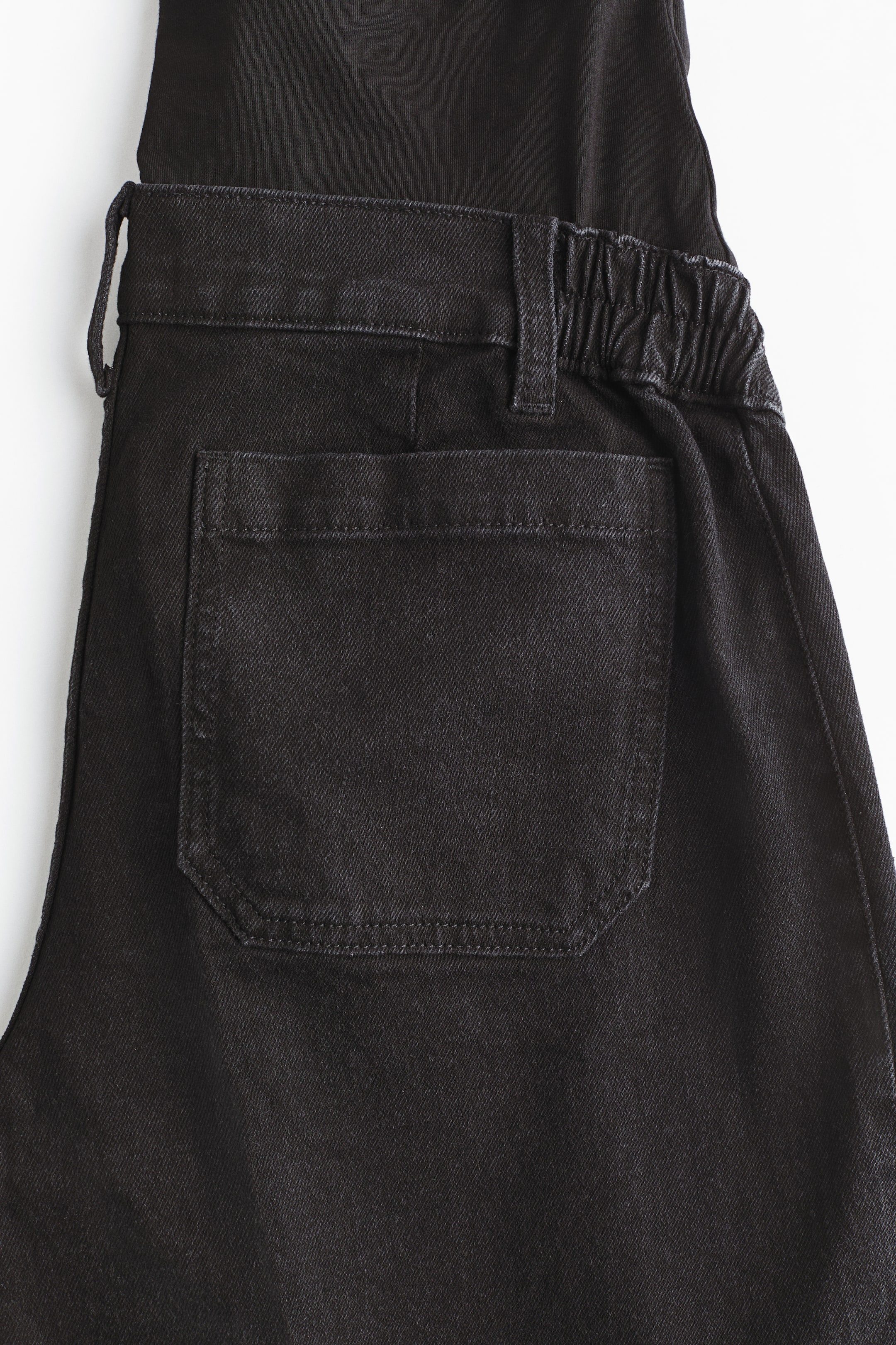 拡大画像を表示: MAMA ワイドデニム - ブラック - レディース | H&M JP 2