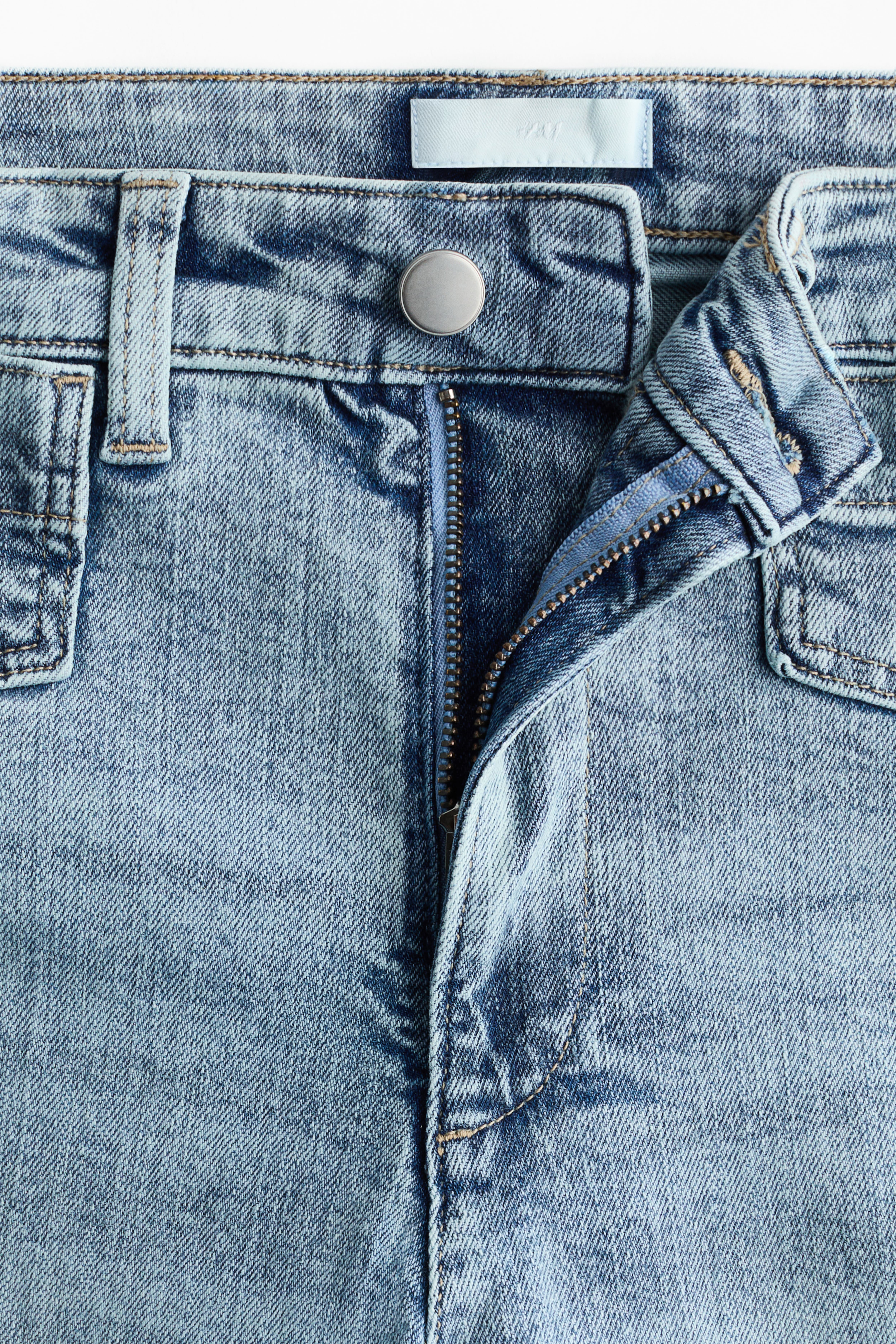 Wide High Waist Ankle Jeans