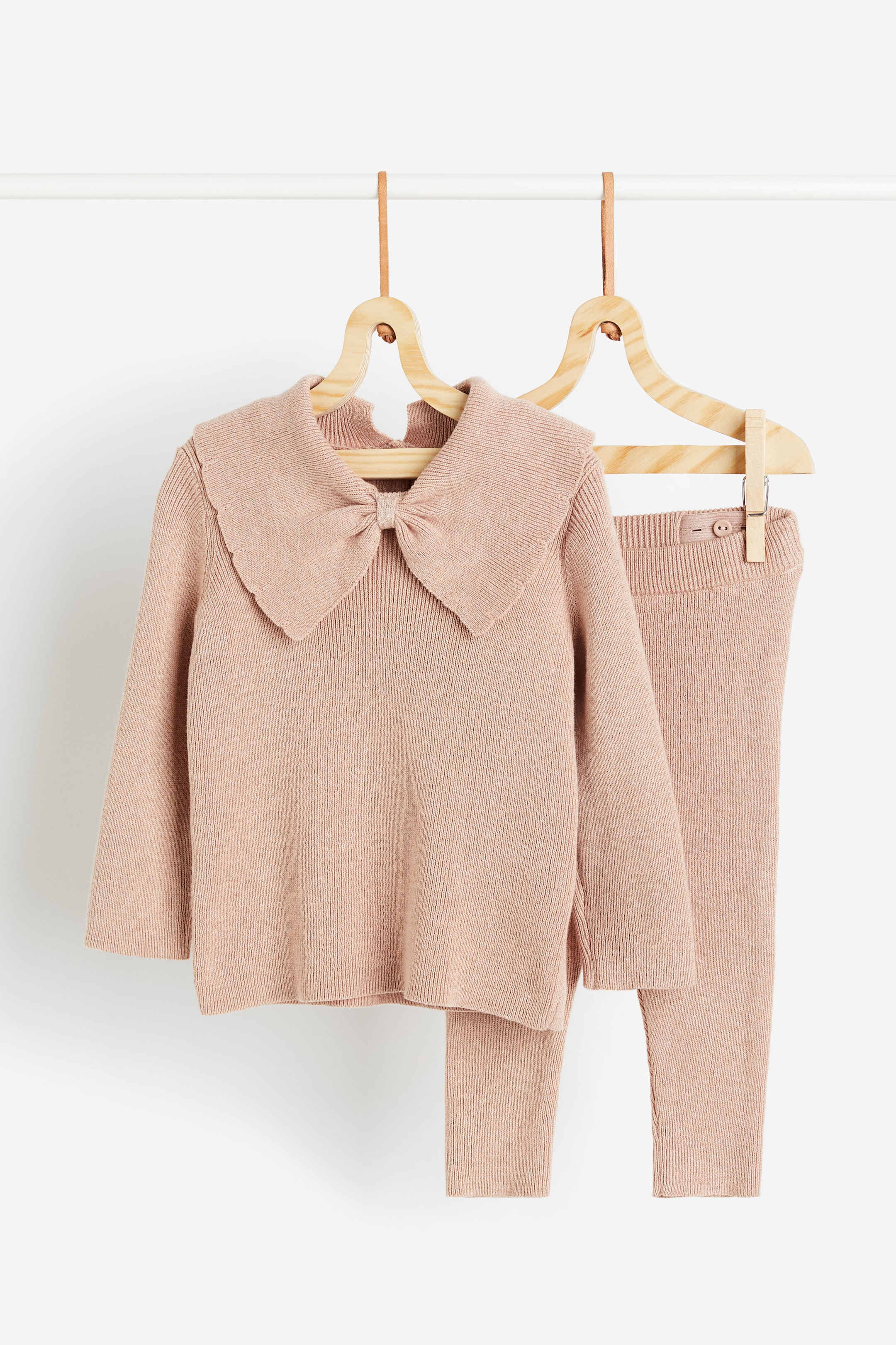 2-piece Knit Cotton Set