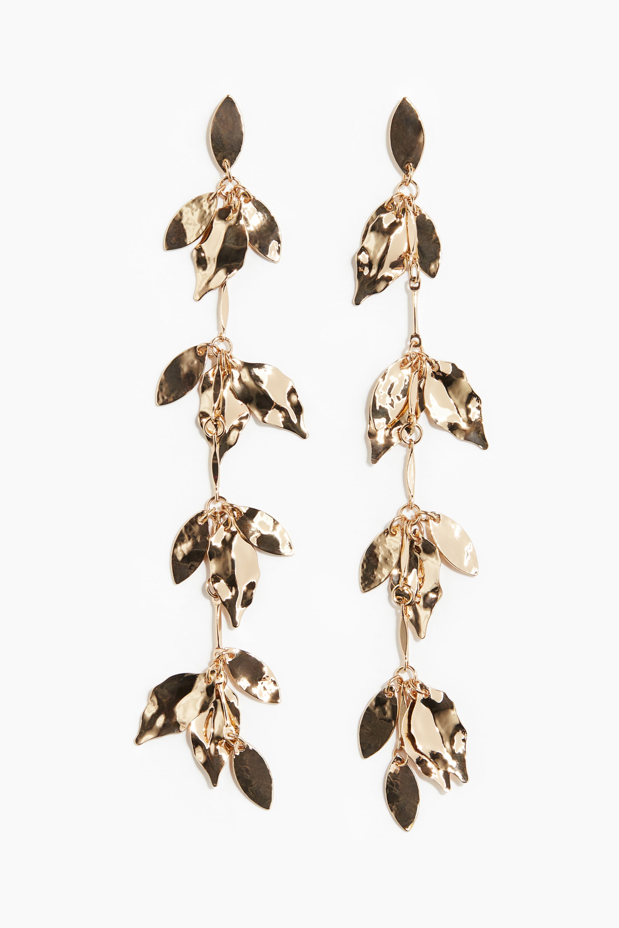 Leaf-pendant Earrings