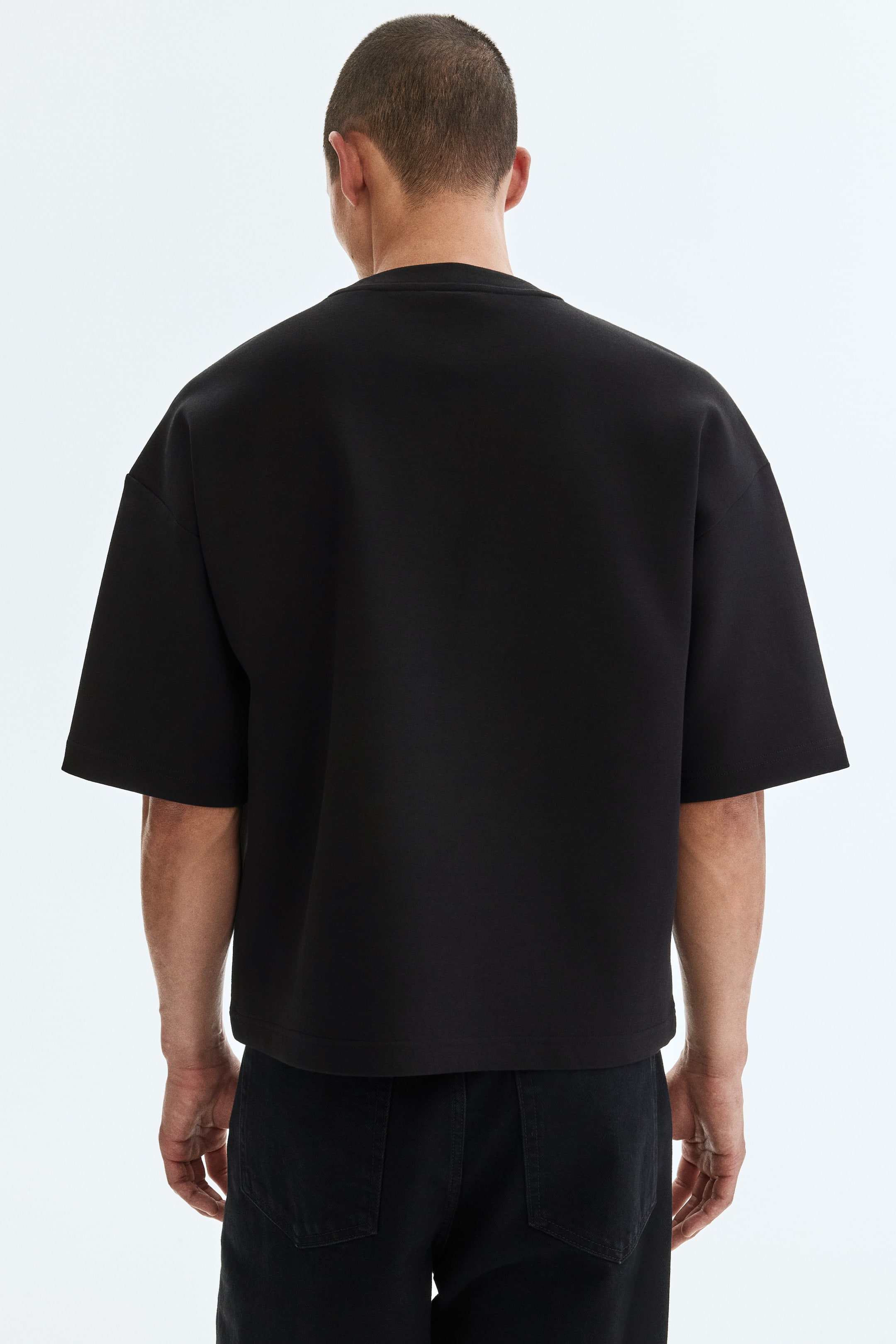 Oversized-Fit Scuba T-Shirt