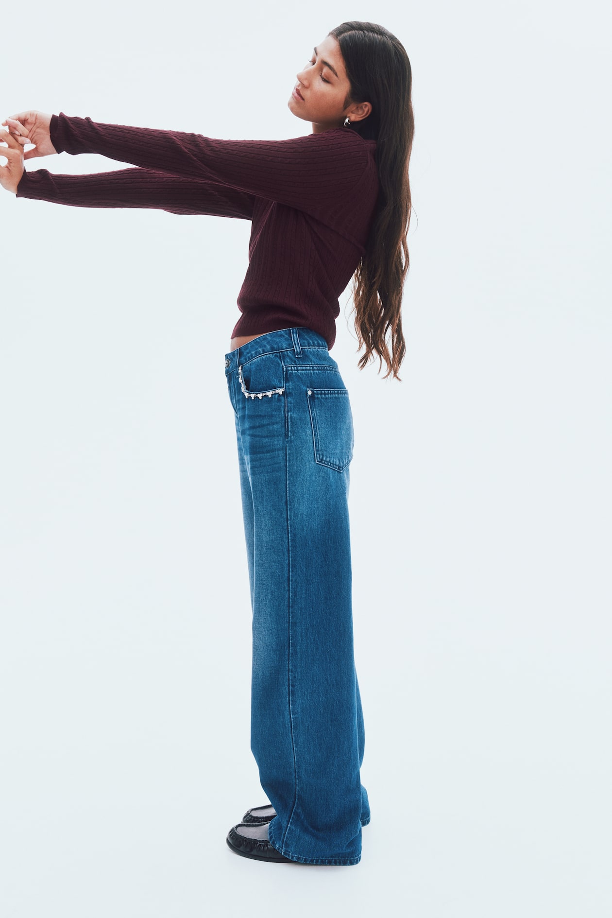 Cable-Knit Sweater - image 2