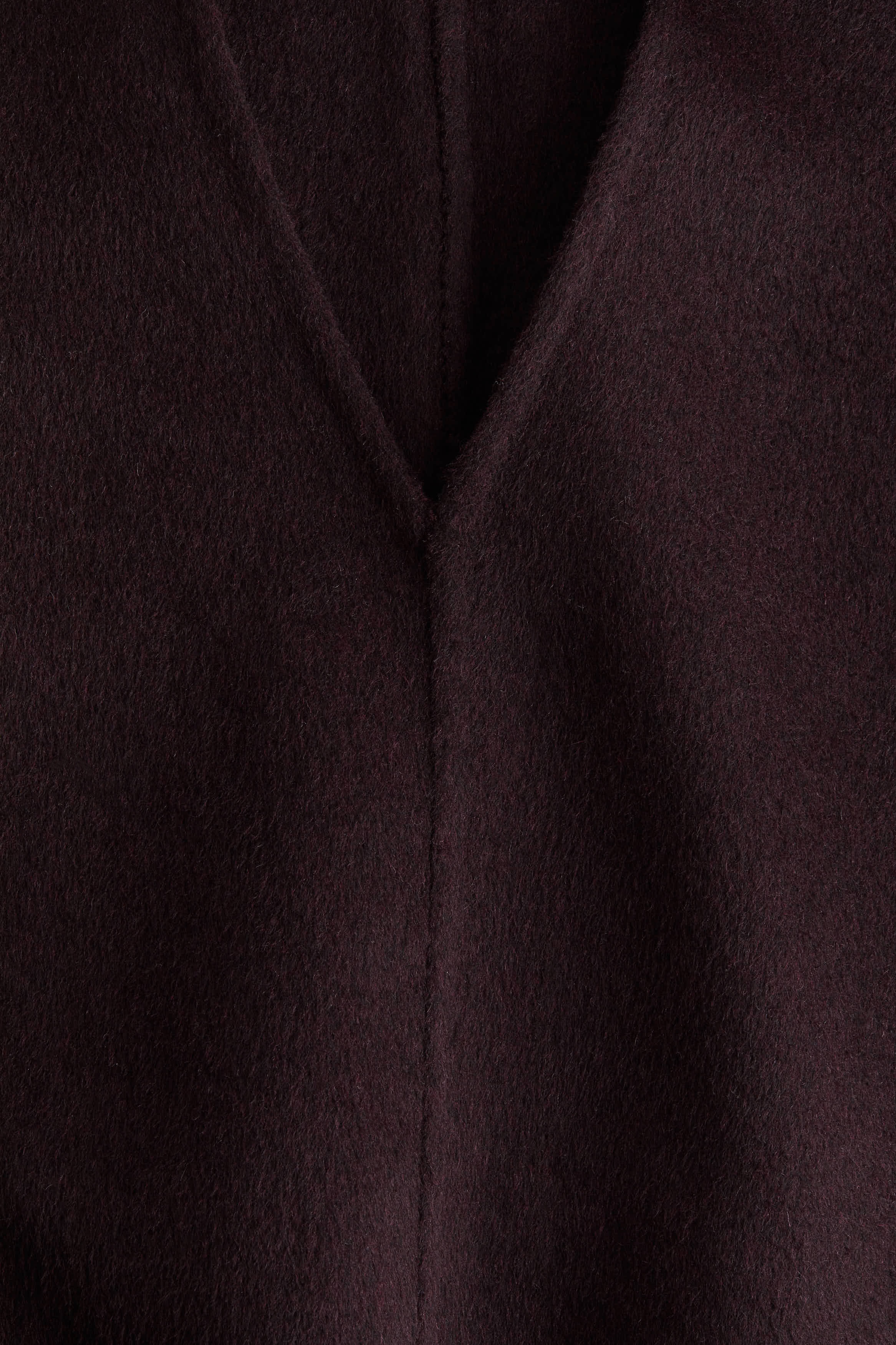 Handmade wool-blend top