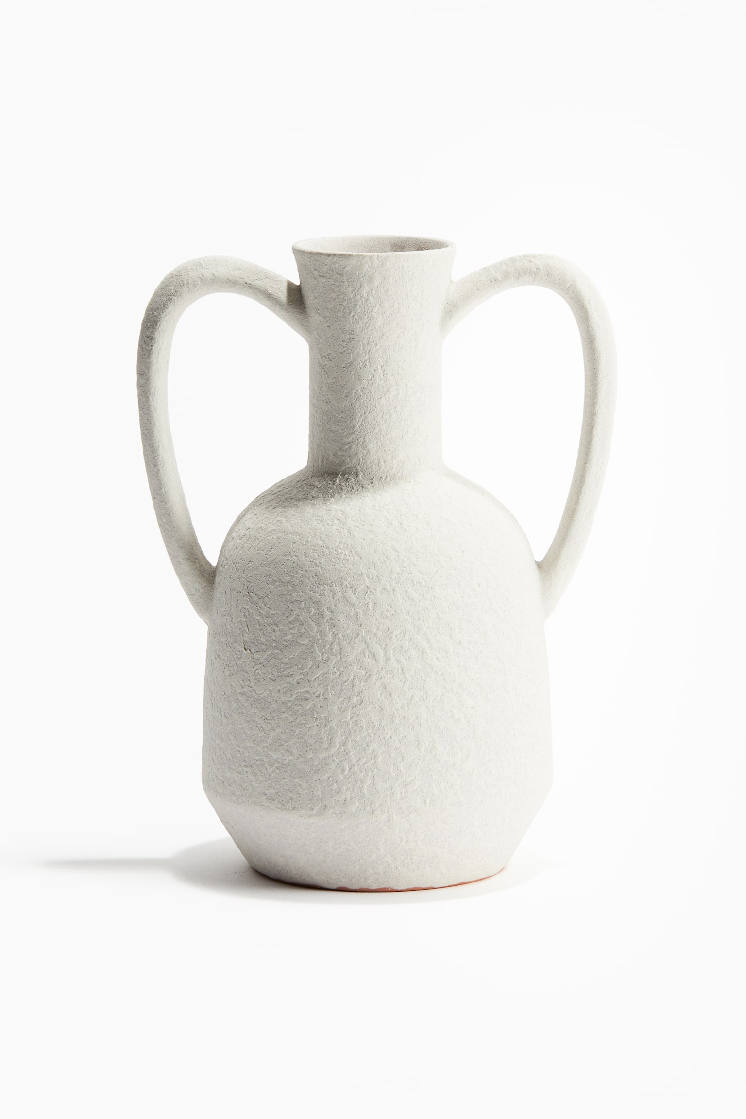 Terracotta vase - White - 1