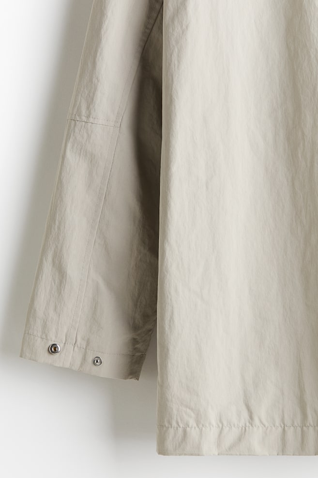 Regular-Fit Water-Repellent Parka - Light beige/Navy blue - 3