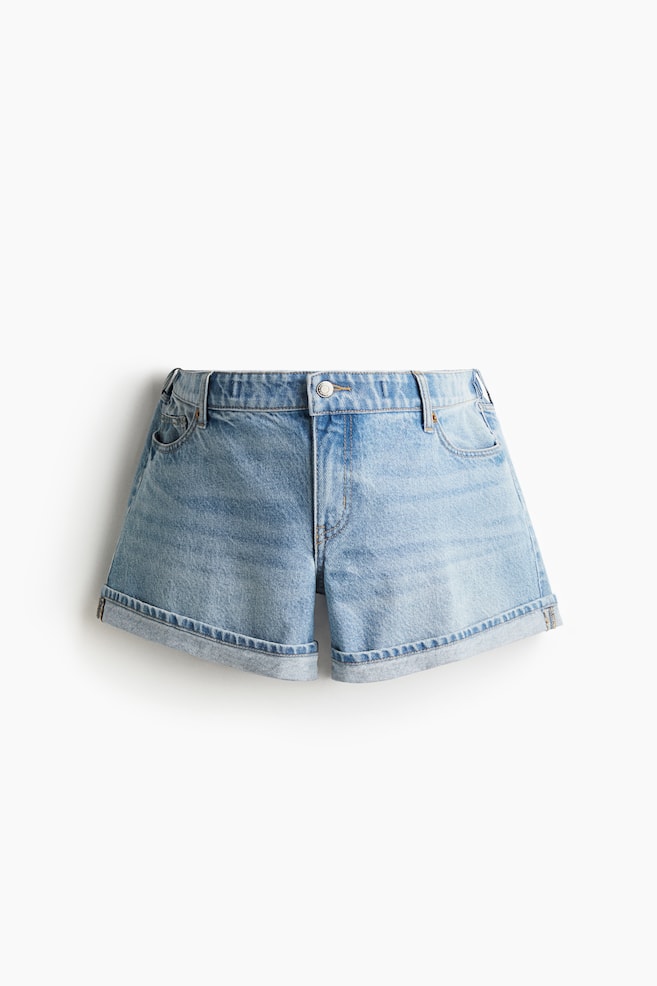 MAMA Denimshorts - Lys denimblå - 1