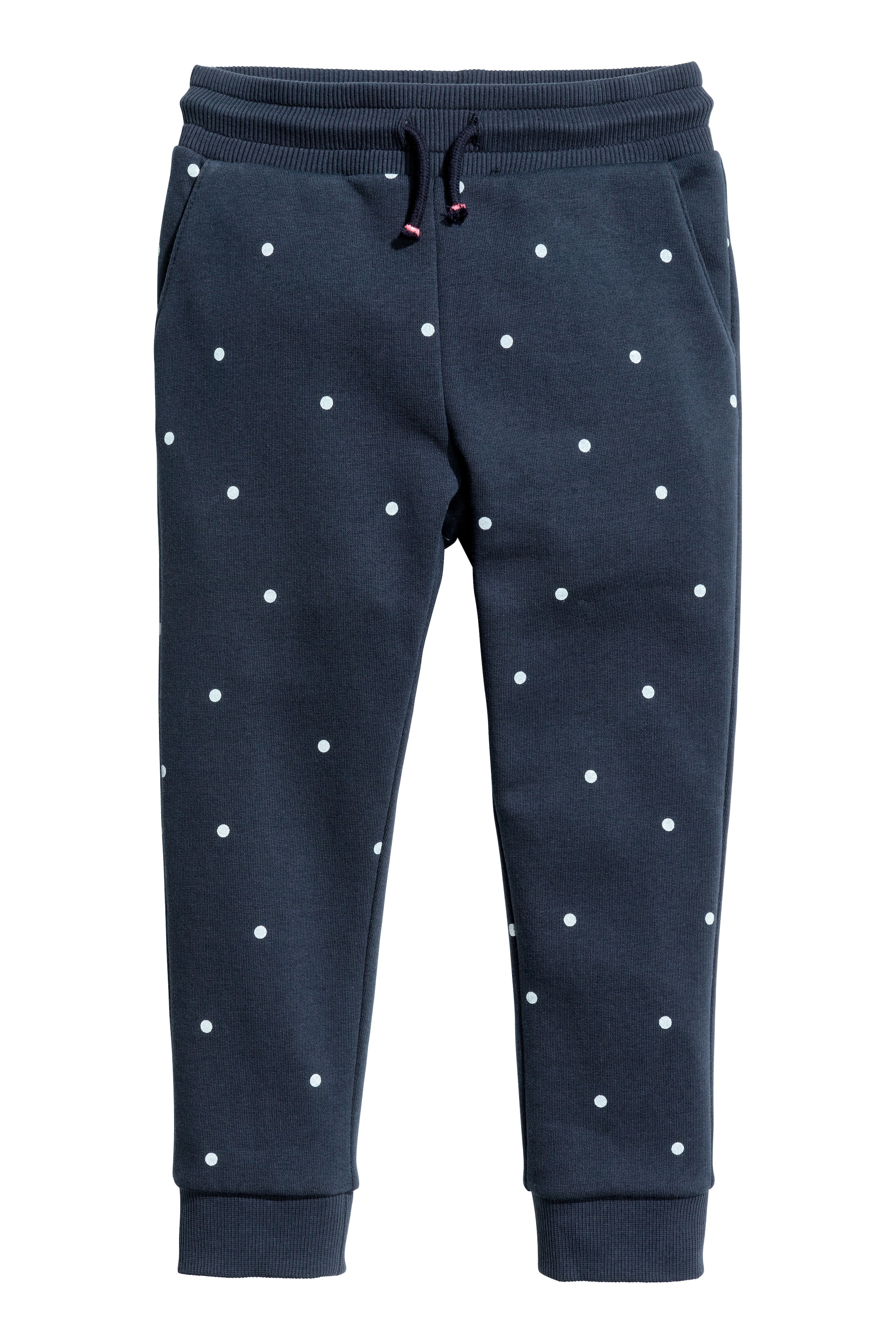 View larger image: Joggers - Dark blue/Spotted - Kids | H&M GB 1