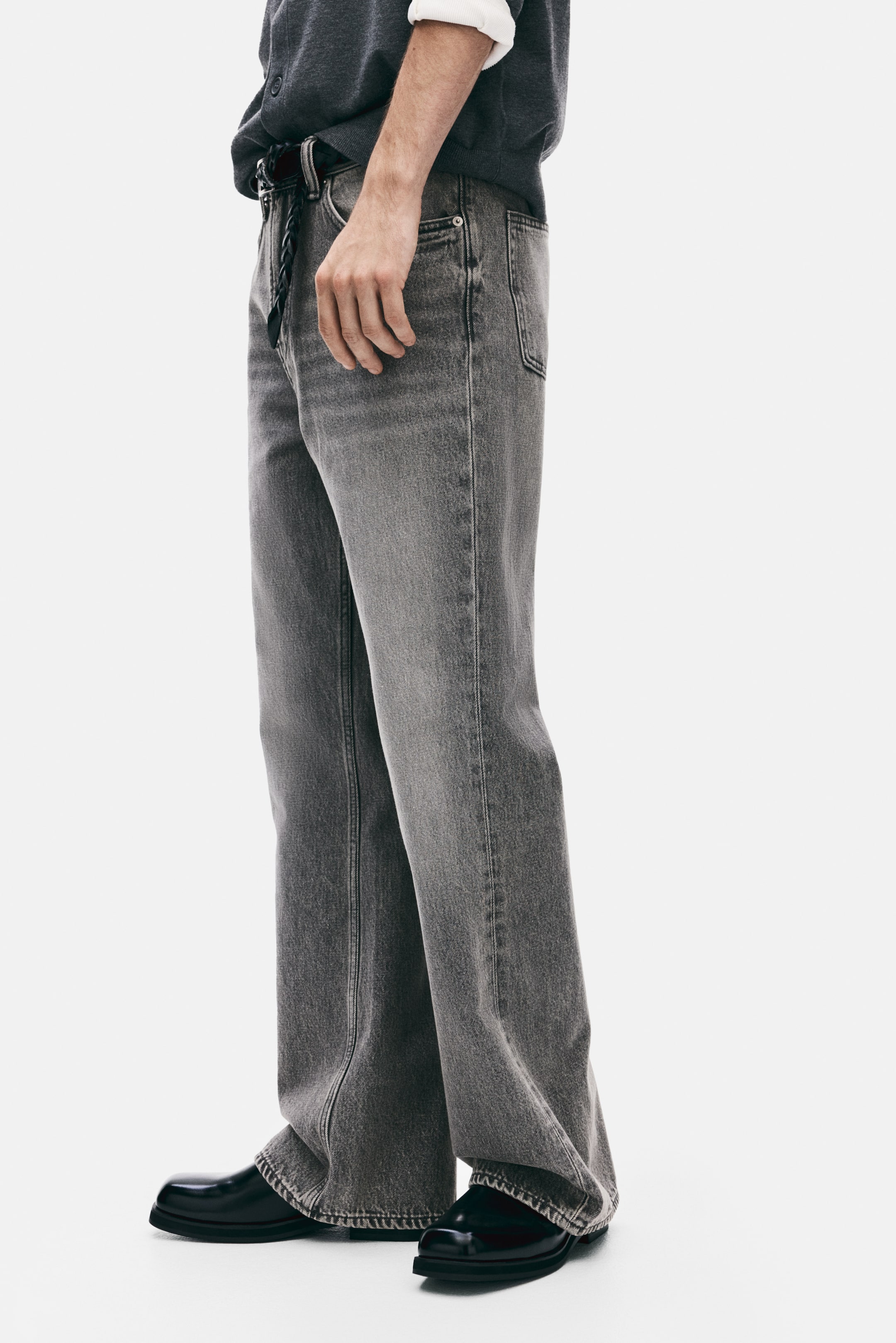 View larger image: Bootcut Regular High Jeans - Denim gray - Men | H&M PH 2