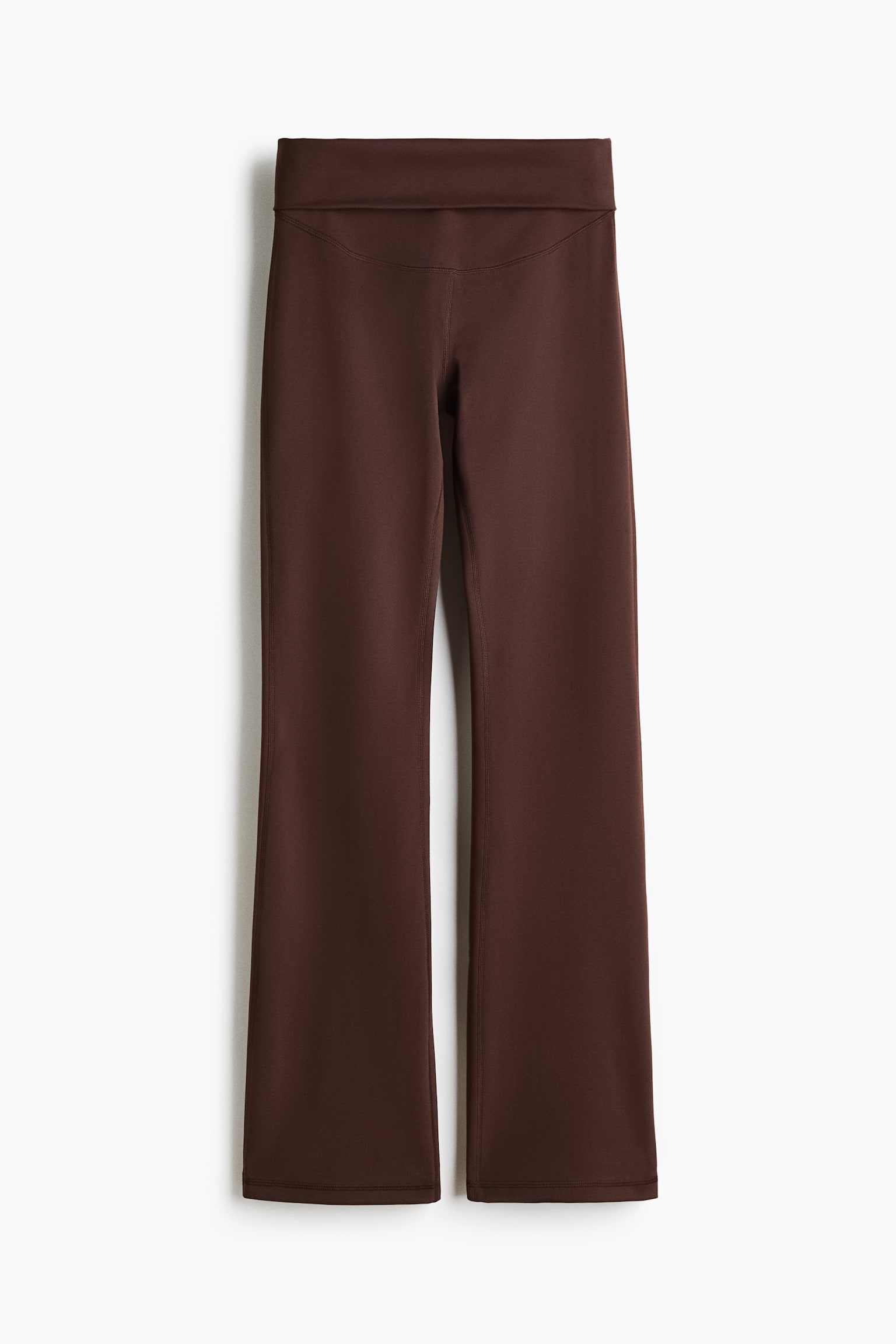 MAMA מכנסי טייץ ספורט מתרחבים SoftMove™‎ - חום חם/אפור כהה/שחור - 4