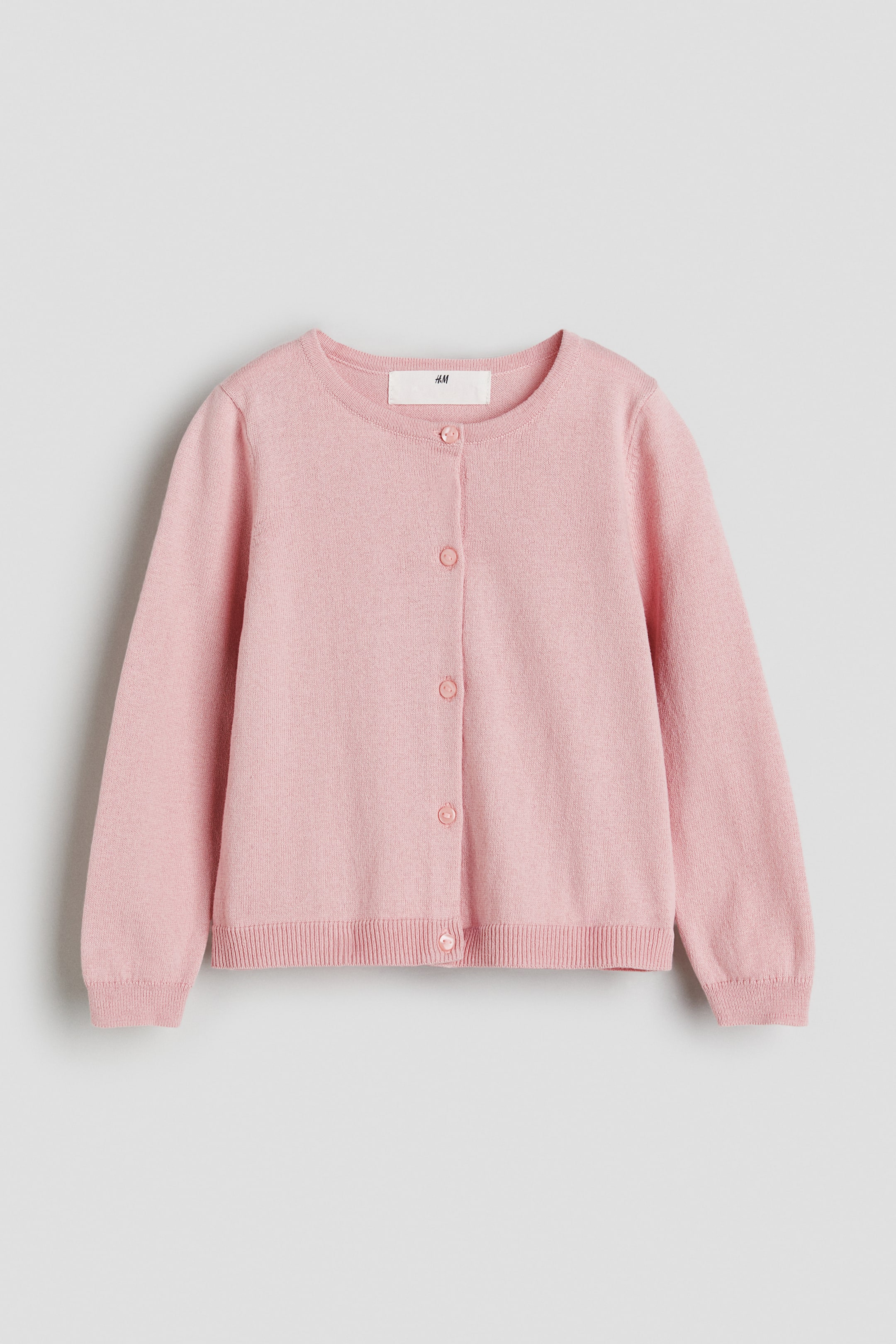 Fine-knit Cotton Cardigan