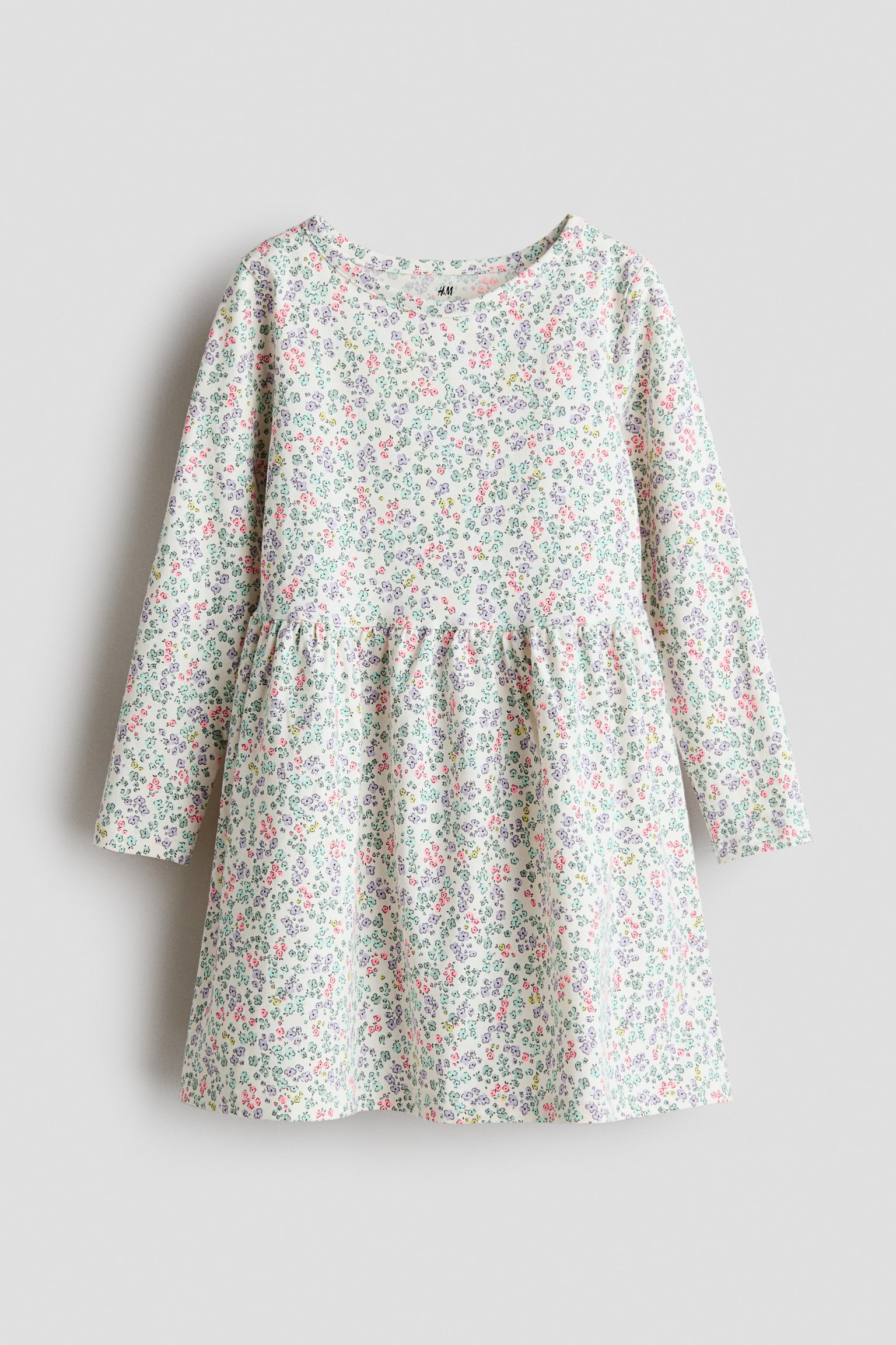 Abito in cotone con stampa - Bianco/fiori/Rosso/cuori/Rosa/bastoncini di zucchero/Rosa/fragole/Rosa/fiori/Rosa/fiori/Blu/fiori/Bianco/renna/Rosa chiaro/cuori/Beige chiaro/ballerine/Rosa chiaro/rose/Verde chiaro/fiori/Pesca/zucche/Viola/fiocchi/Verde polvere/animali/Beige/leopardato/Blu/farfalle/Rosa/cuori/Beige/topi