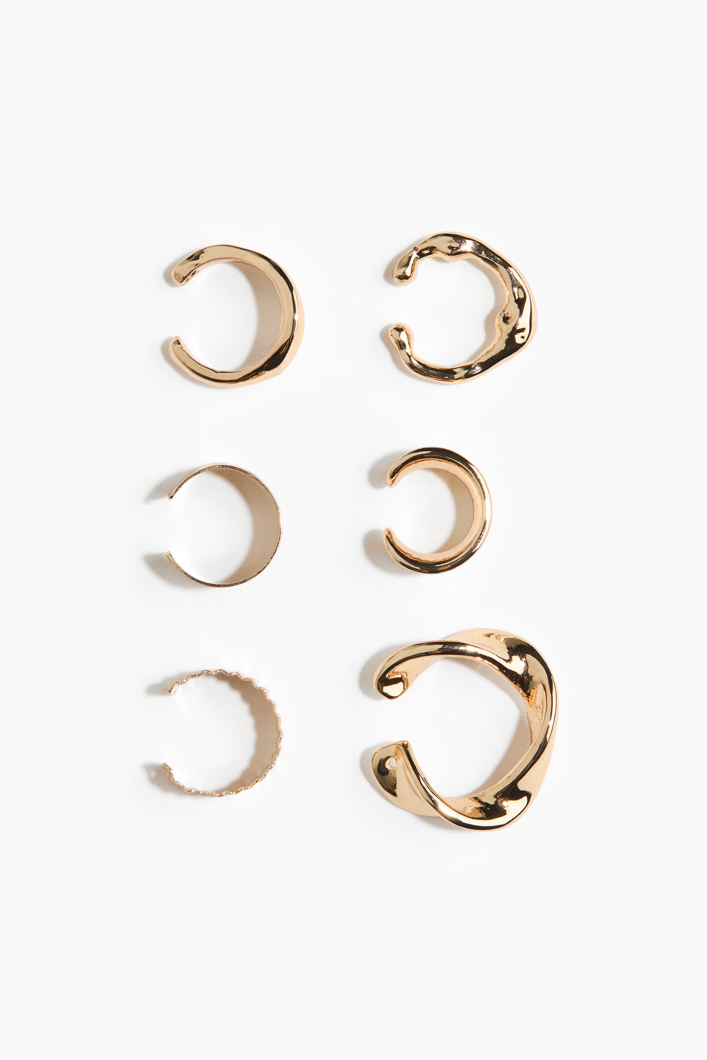 イヤーカフ 6個セット - ゴールドカラー - レディース | H&M JP