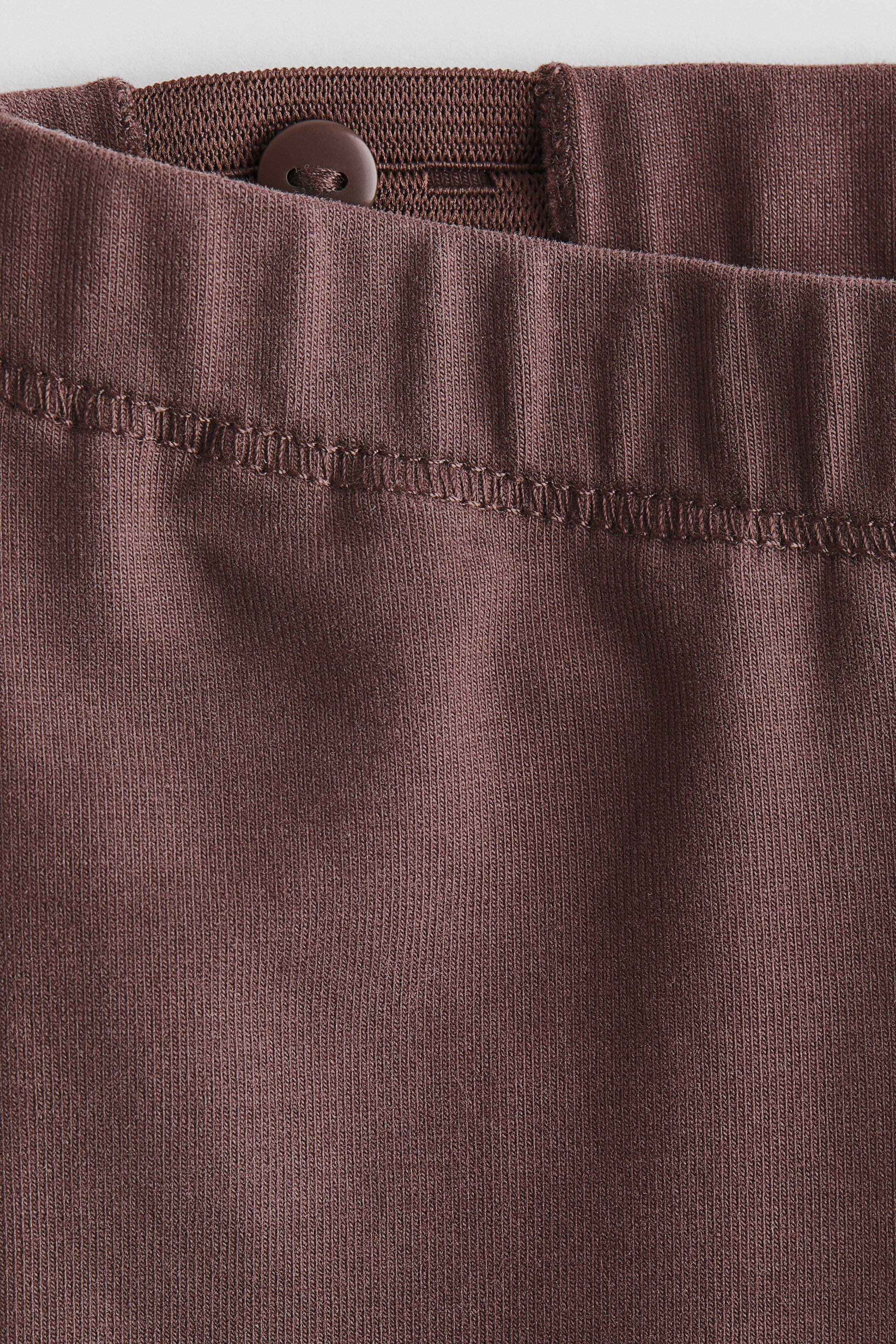 Büyük resmi görüntüle: Pima cotton leggings - Kahverengi - ÇOCUK | H&M TR 2