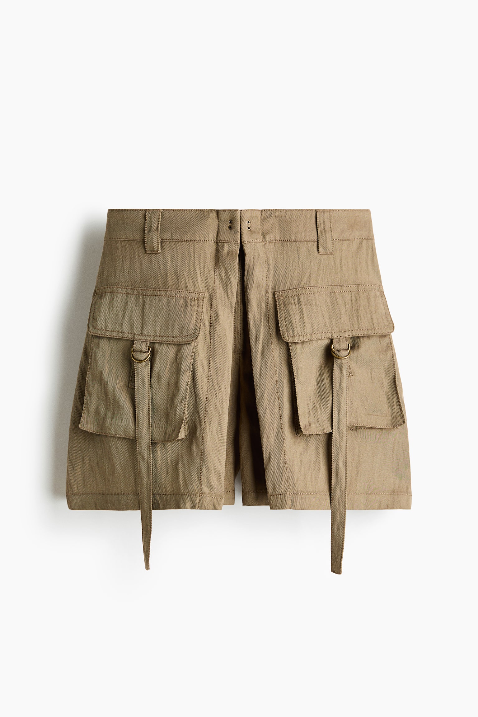 Short cargo en lyocell mélangé - Taupe ancien - 1