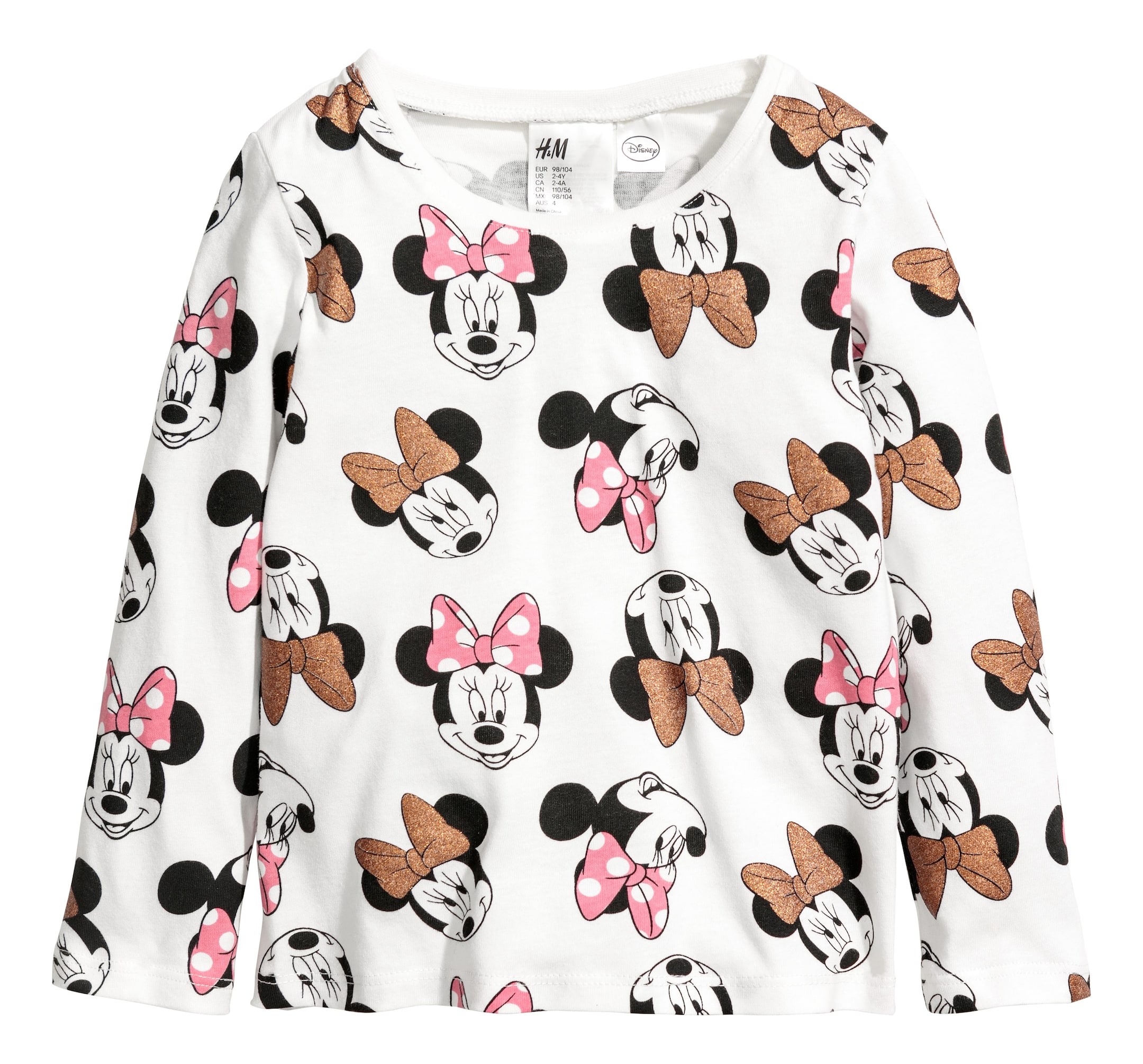 Büyük resmi görüntüle: Jarse Pijama - Natürel beyaz/Minnie Mouse - ÇOCUK | H&M TR 2