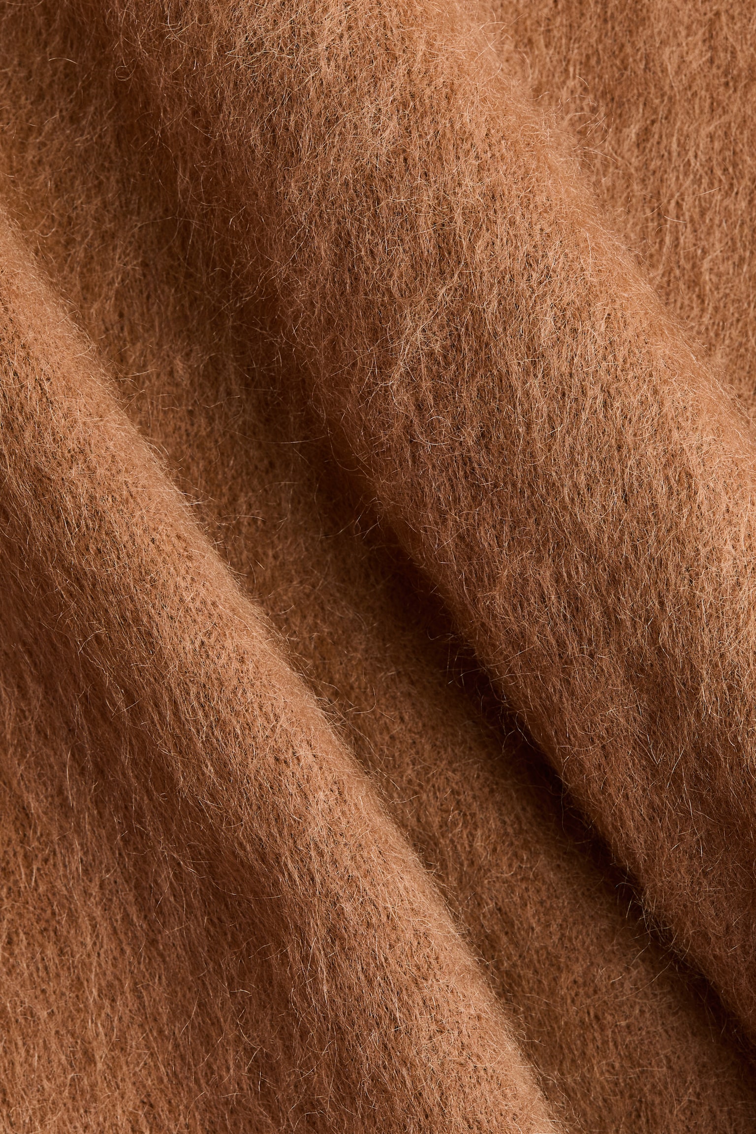 Женский свитер H&M Oversized Mohair-Blend, цвет: Тёмный бежевый — фото 2