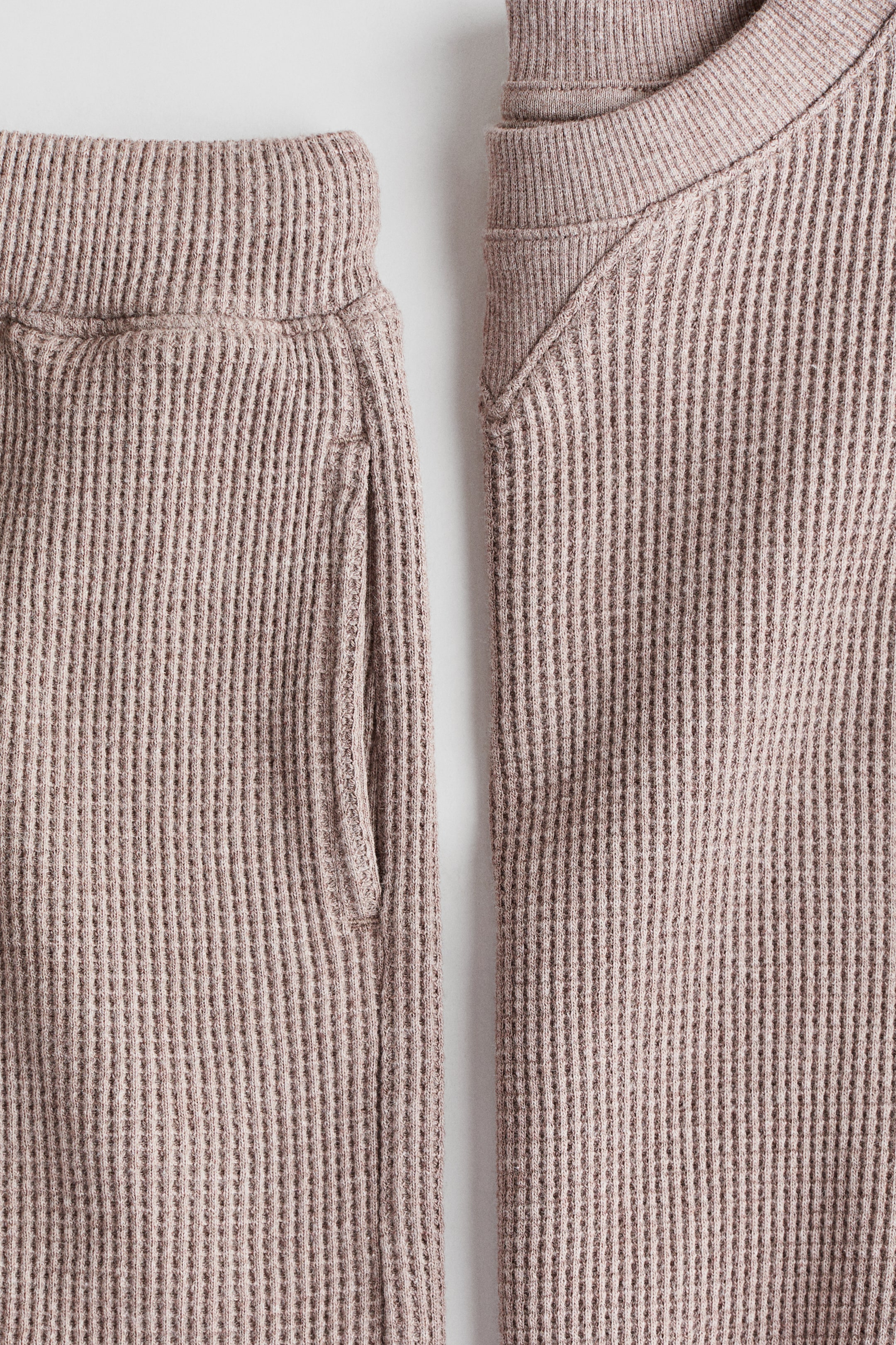 2-Piece Waffled Cotton Set
