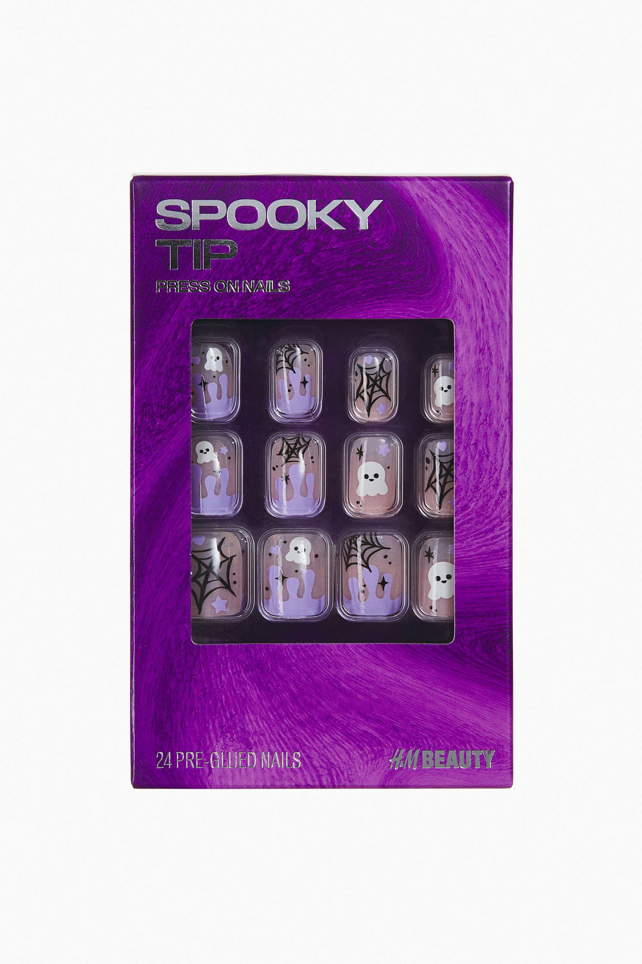 View larger image: Spooky press-on nails - Halloween/Light purple - Beauty all | H&M 1