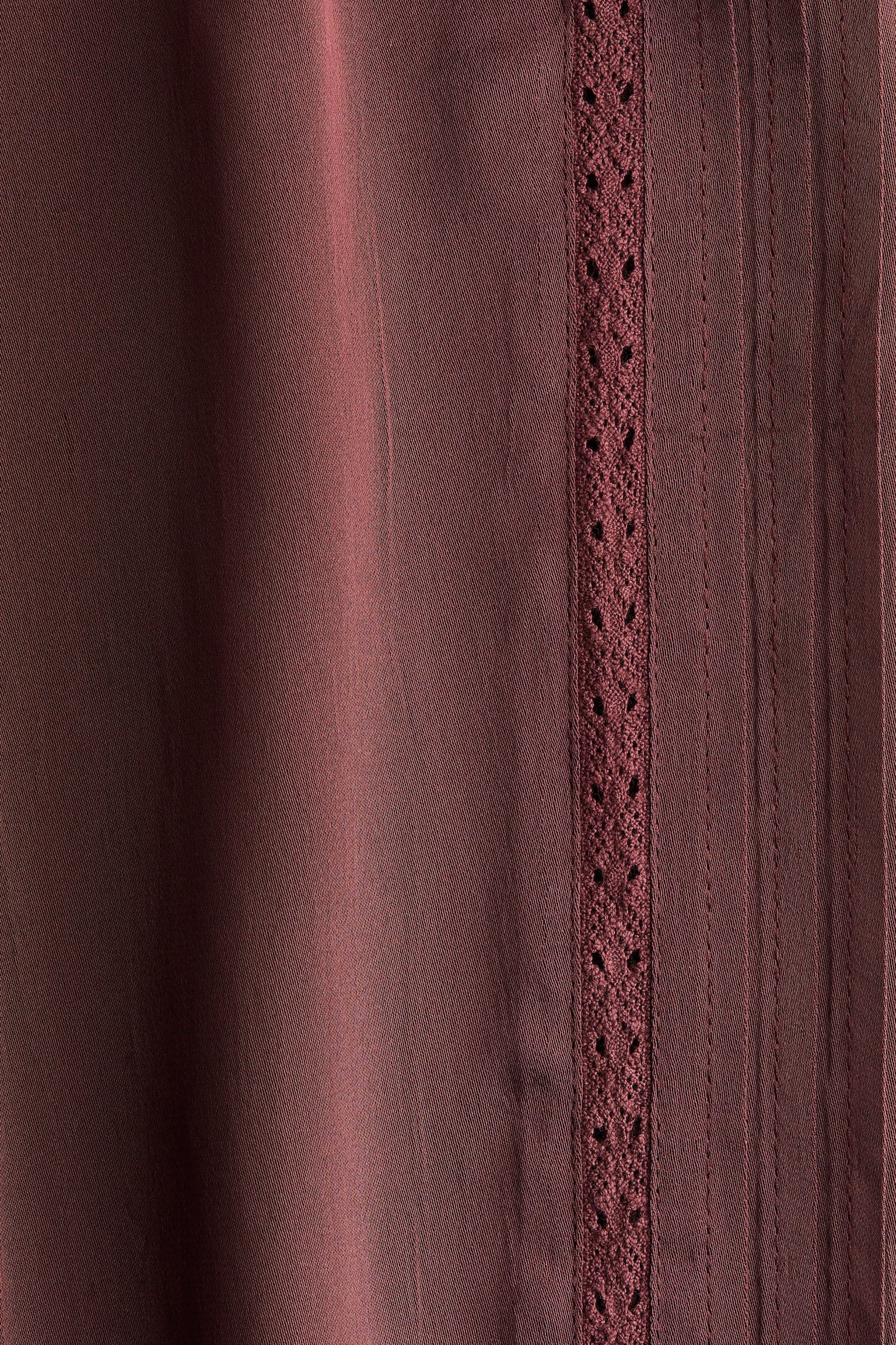 Viscose satin trousers - Brown/Black - 4