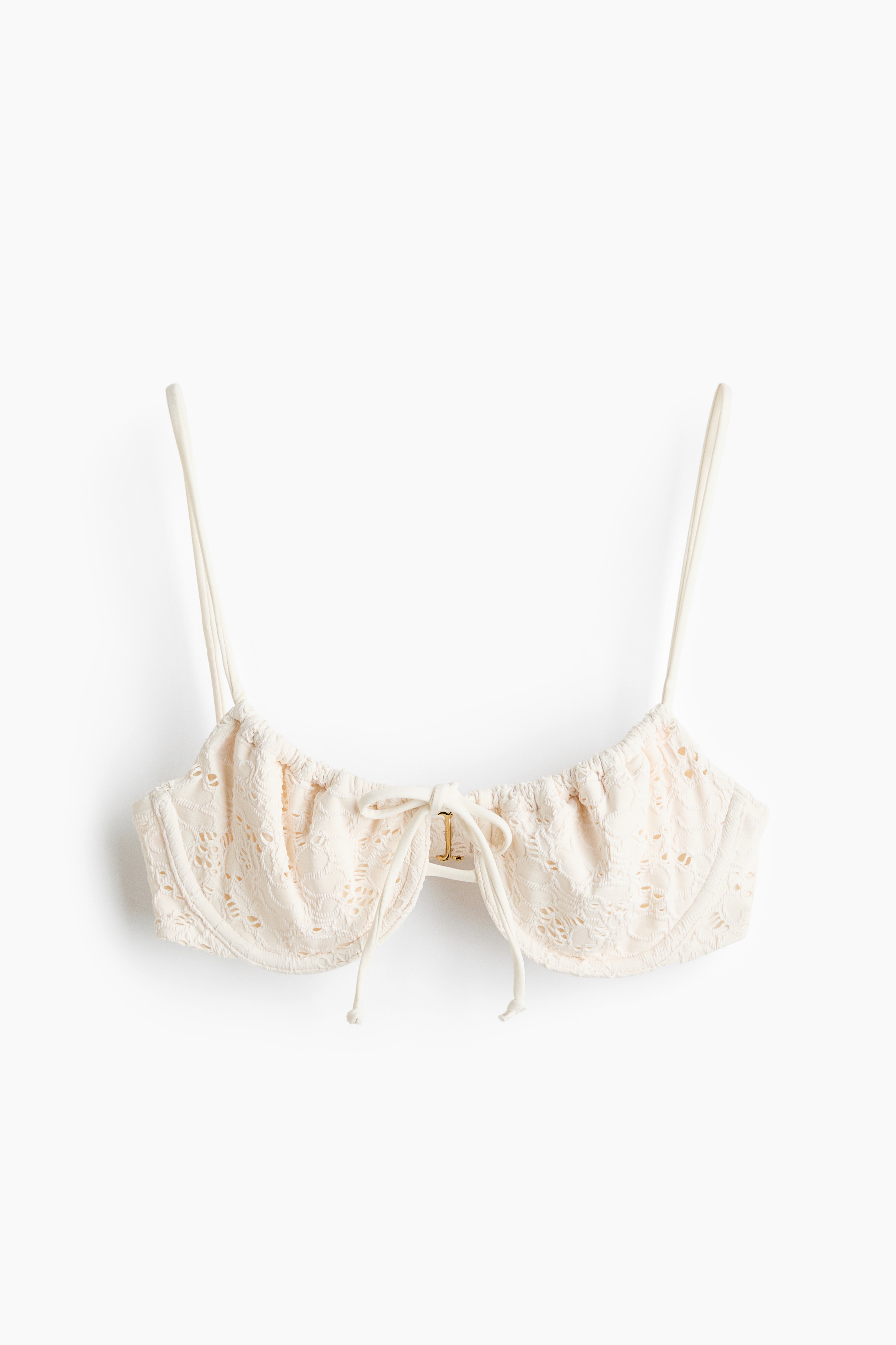 Balconette Bikini Top - White