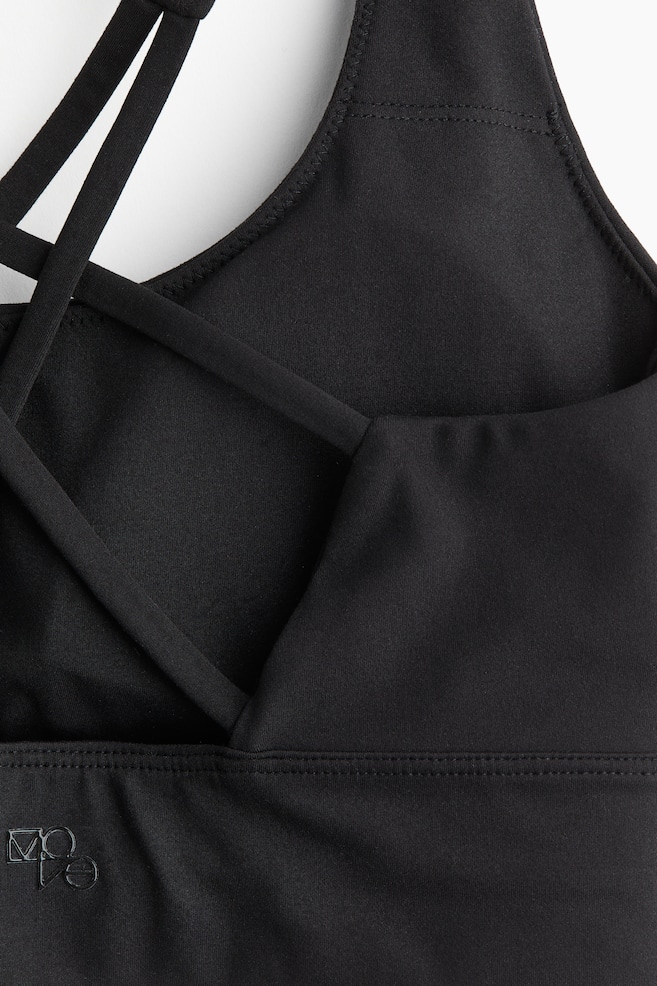 Medium Support Sports bra with SoftMove™ - Black/Dark brown/Chocolate plum/White/Grey/Ivory/Lilac/Light apricot/Mid blush pink - 5