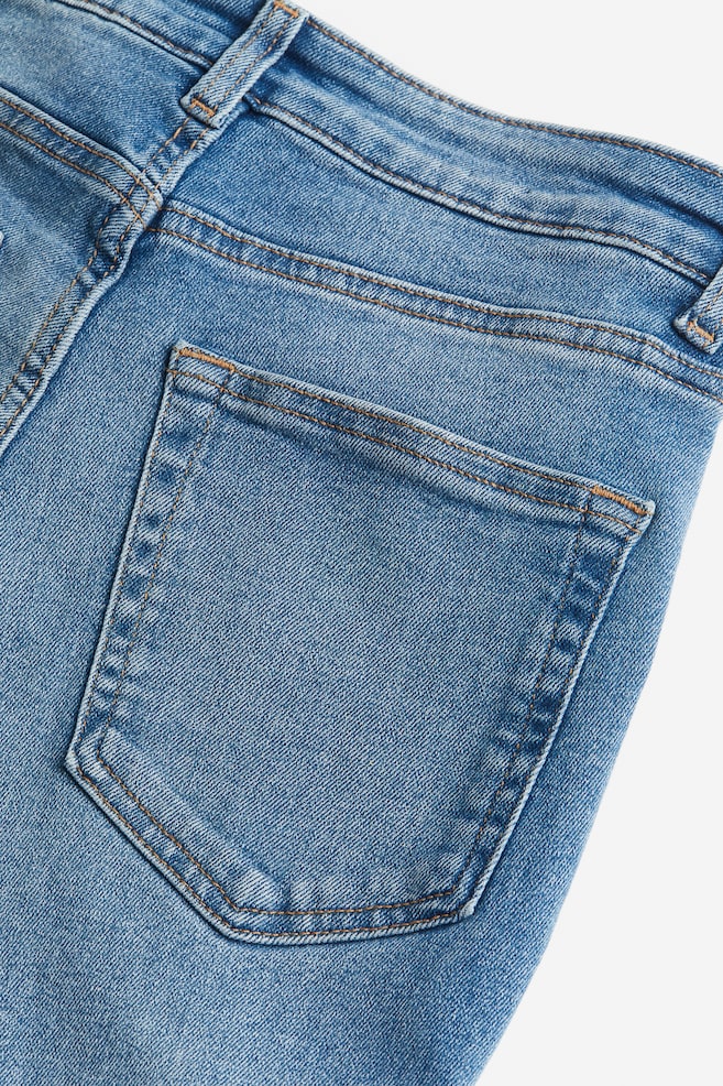 Flared High Jeans - Lys denimblå/Sart denimblå/Sart denimblå/Sort/Sort - 4