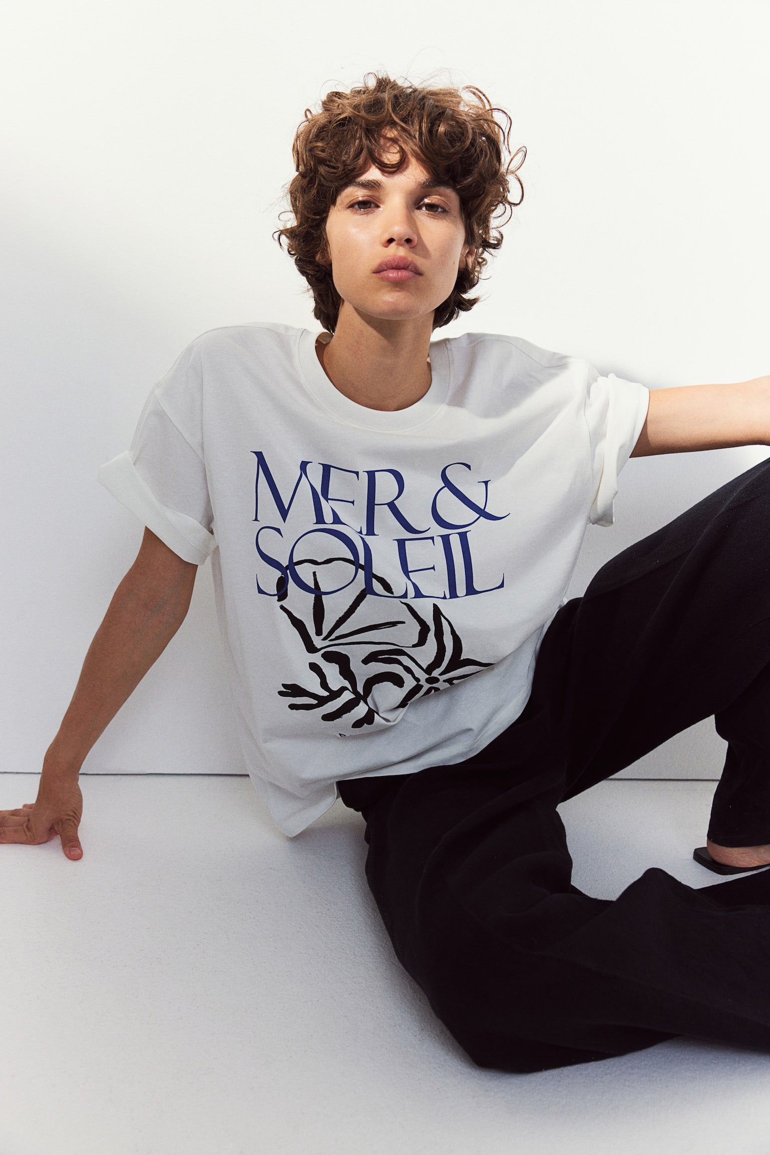 T-shirt imprimé - Blanc/Mer & Soleil/Rose/Mare/Bleu marine/Boston - 1