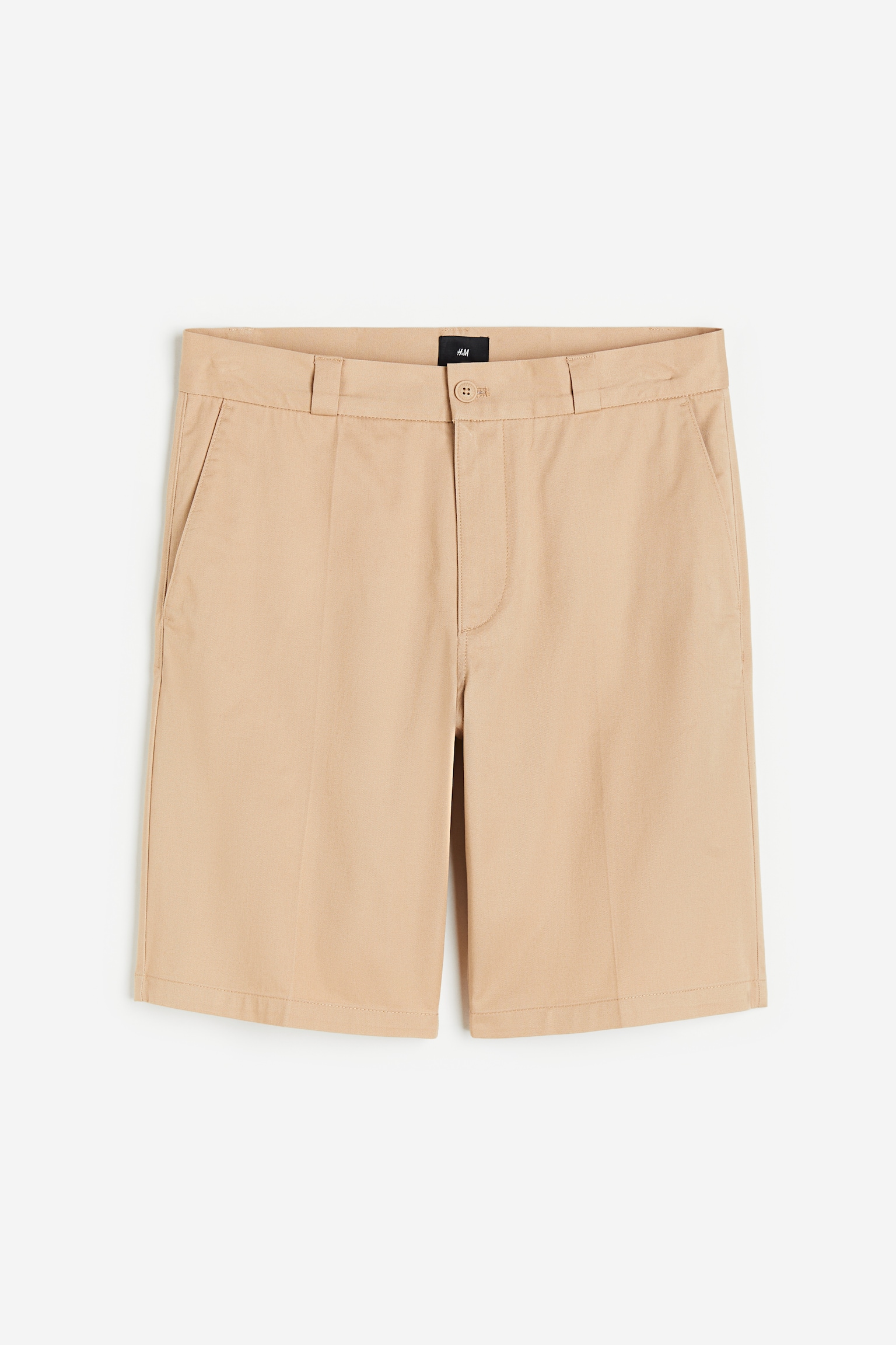 Relaxed Fit Chino shorts - Beige/Black - 1