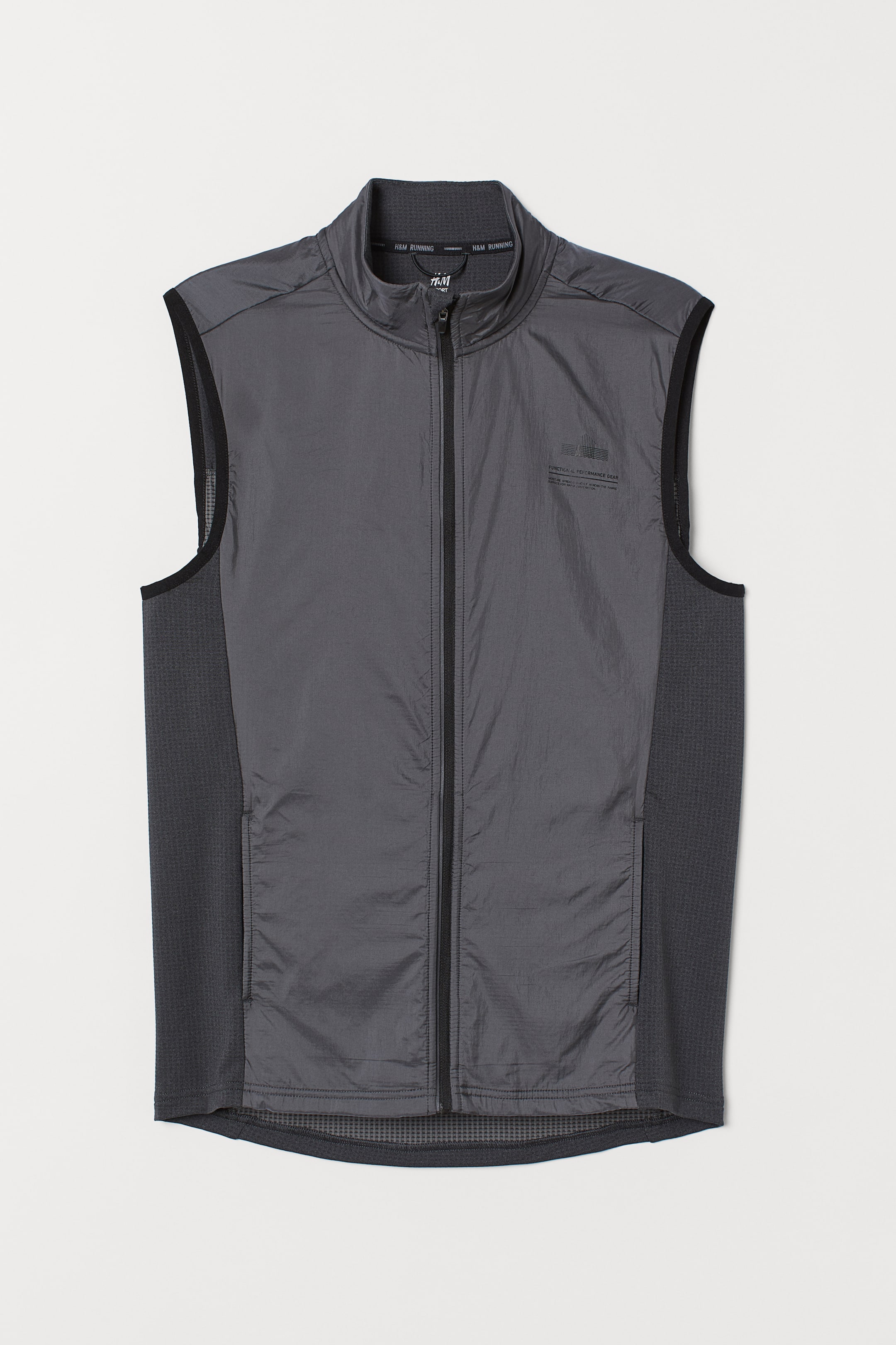 Grösseres Bild ansehen: Laufgilet - Dunkelgrau - HERREN | H&M CH 1