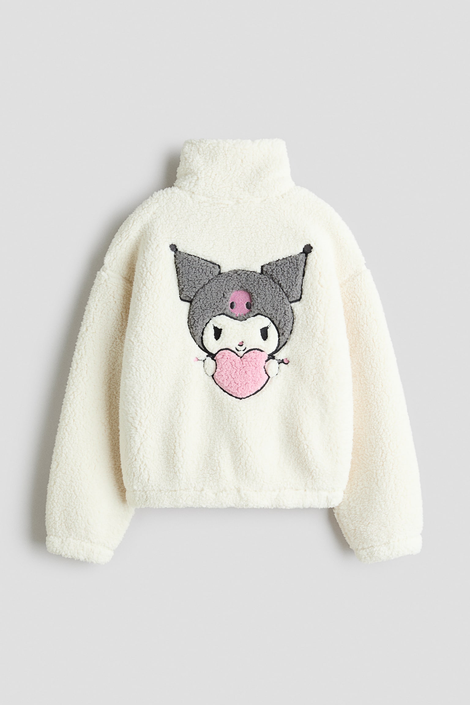 Chamarra en tejido peluche con diseño - Blanco/Kuromi/Crema/Hello Kitty/Verde/SmileyWorld® - 2