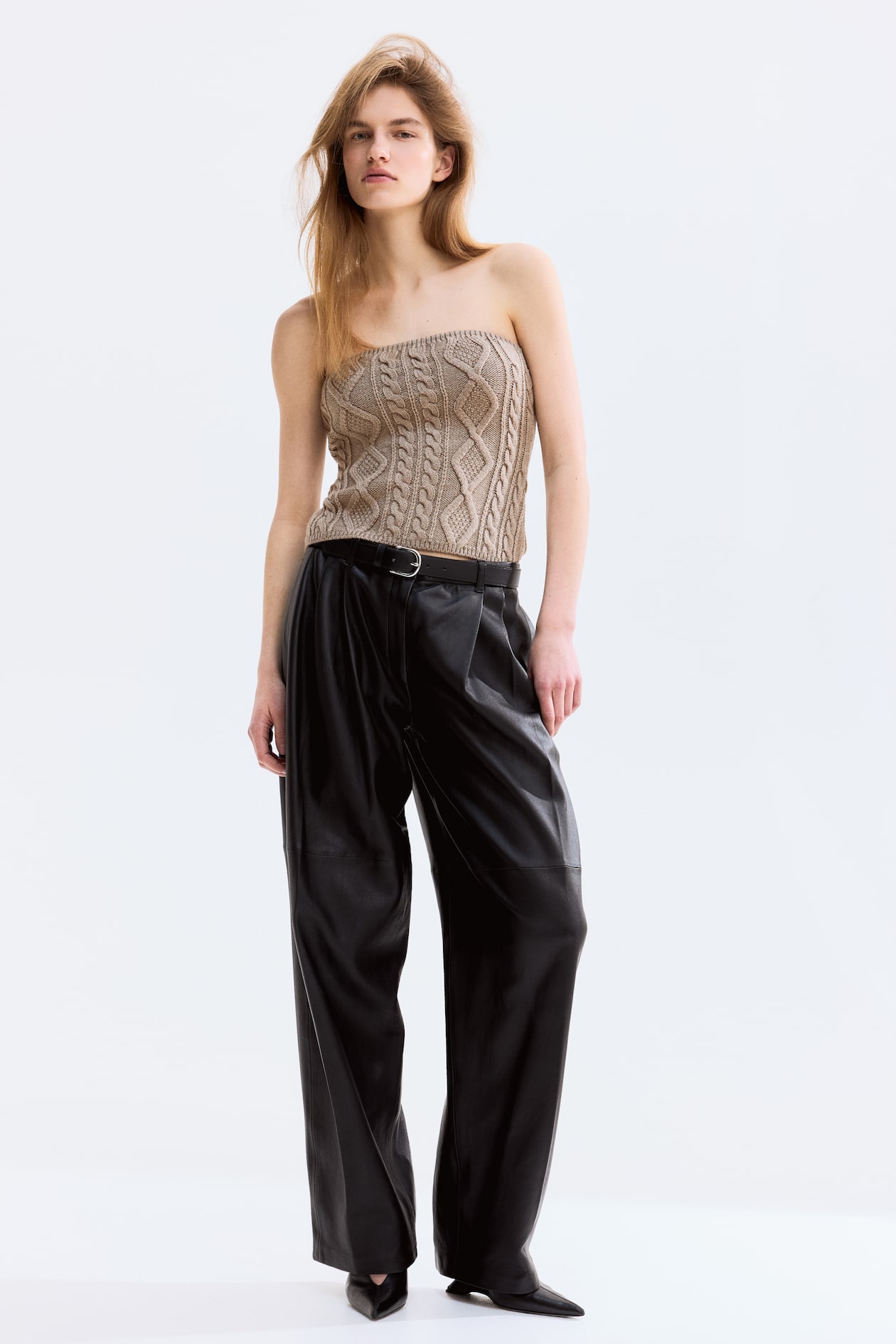 Cable-Knit Tube Top - image 3