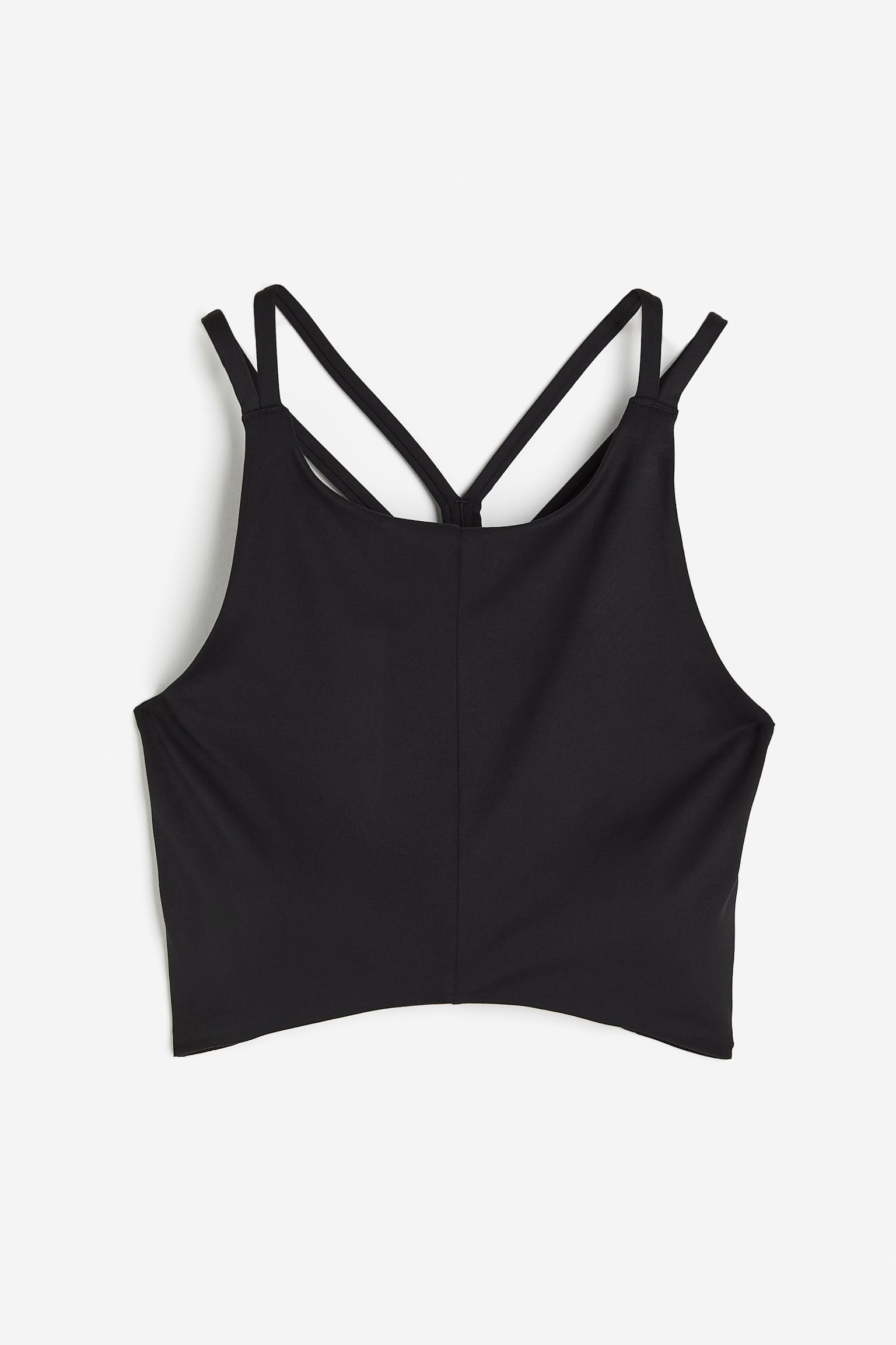 Medium Support Sports Bra In SoftMove™ - Black/Dark beige - 1