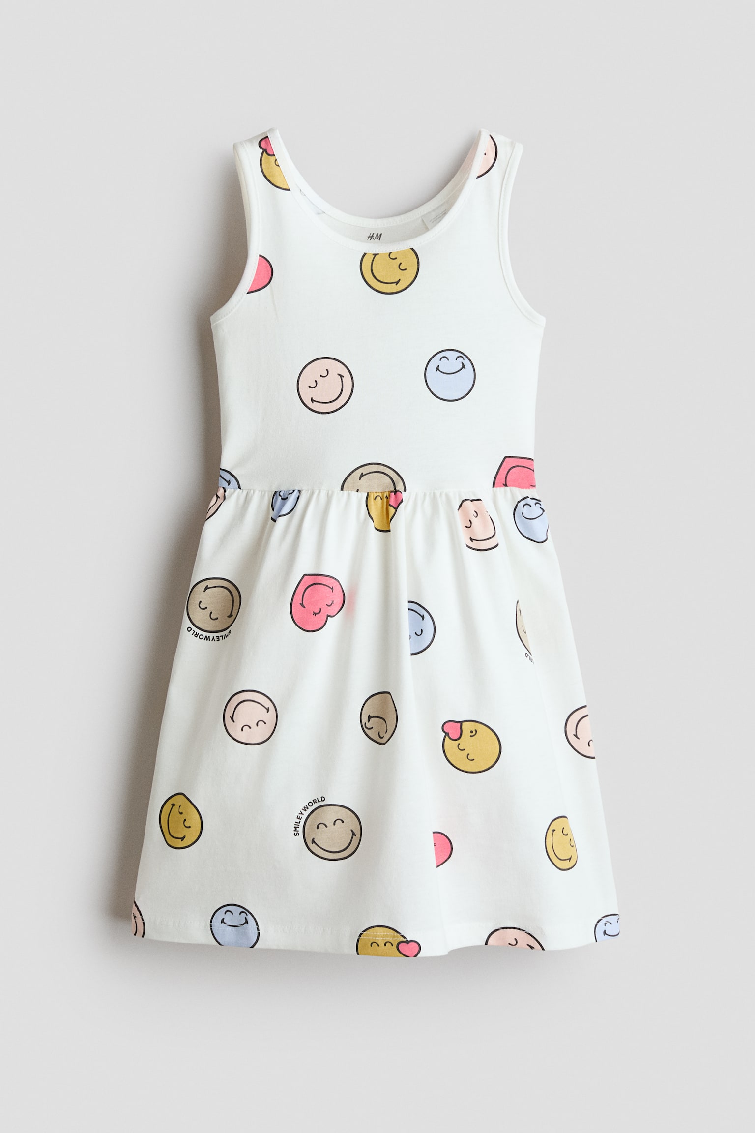 Printed Cotton Dress - White/SmileyWorld®/Light dusty pink/Hello Kitty/Light beige/Lilo & Stitch