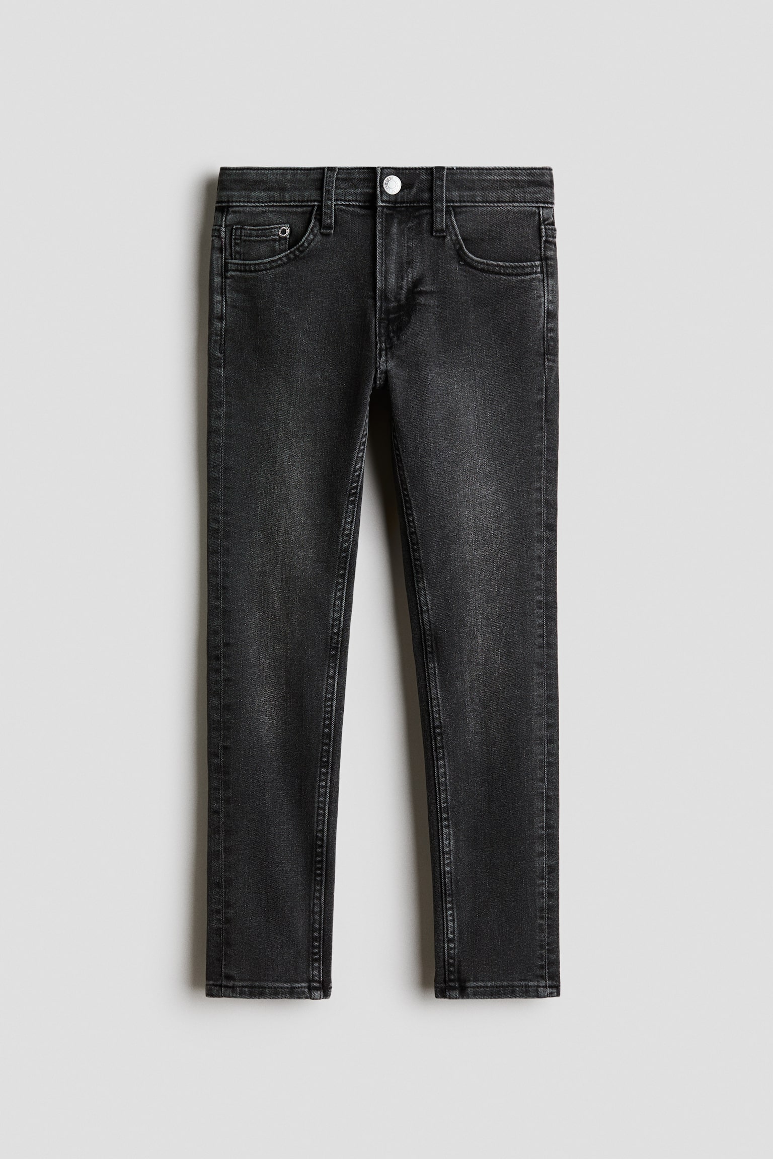 Skinny Fit Jeans - Чорний/Блакитний денім/Чорний - 1