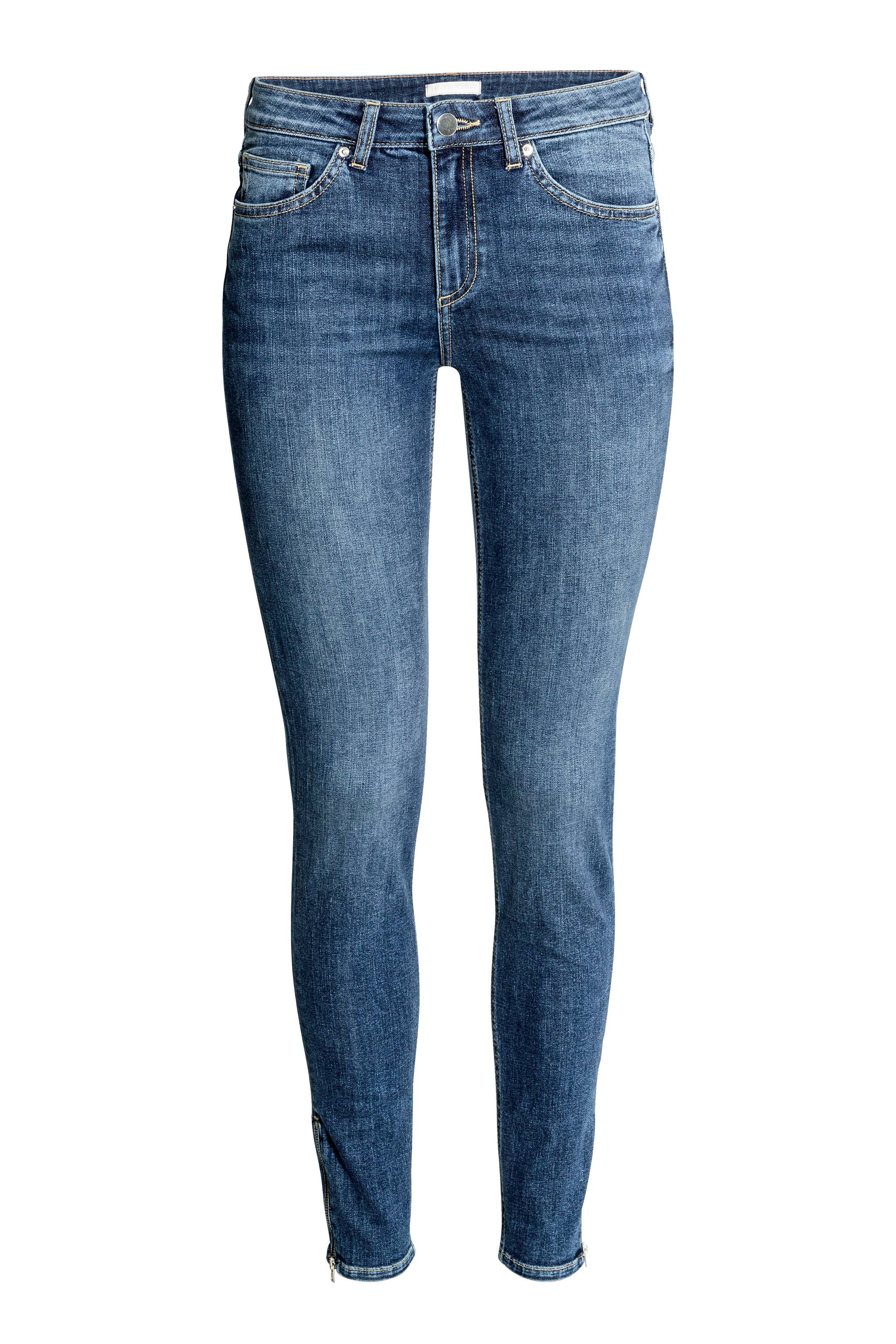 Näytä suurempi kuva: Skinny Low Jeans - Deniminsininen - NAISET | H&M FI 1