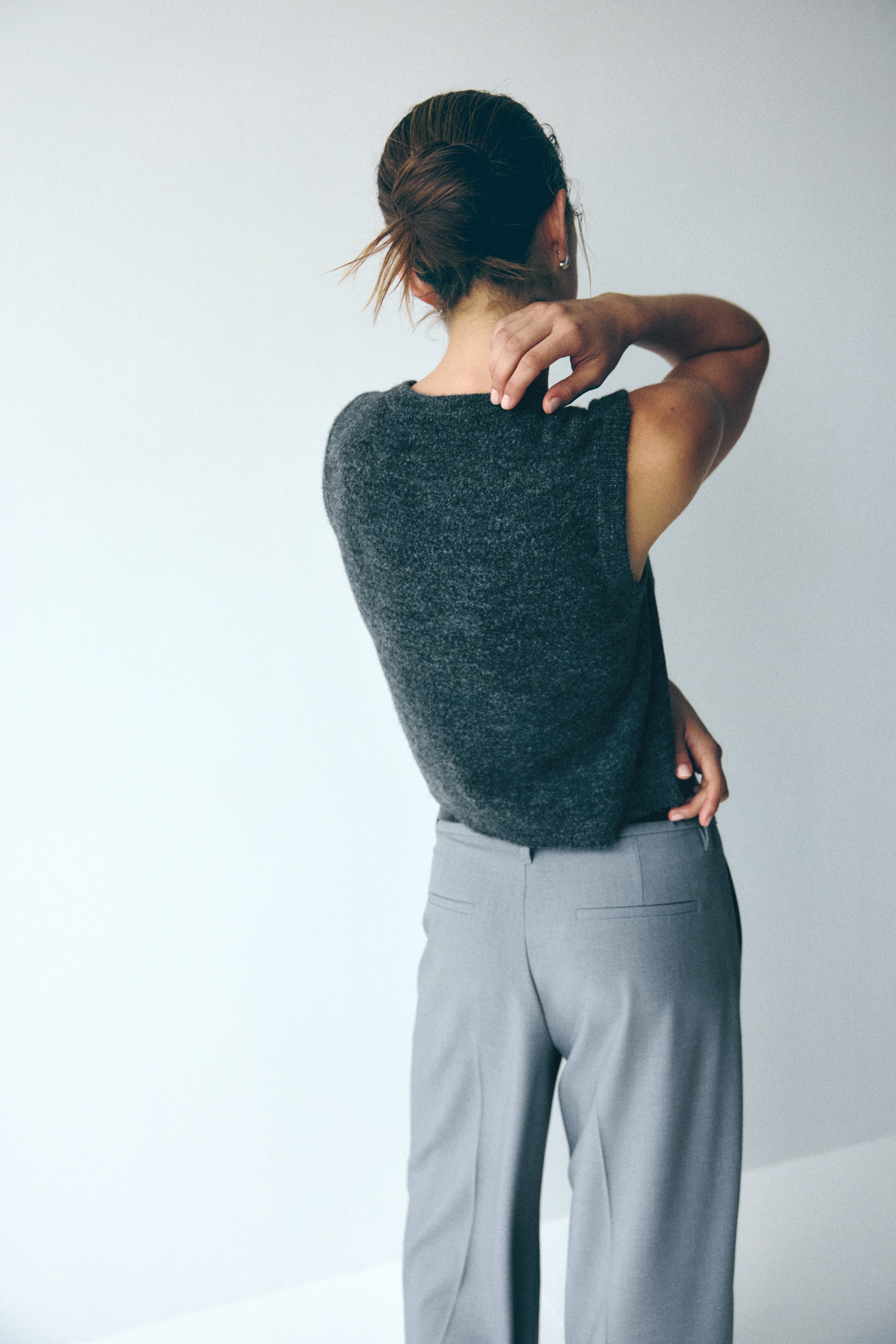 Knitted waistcoat