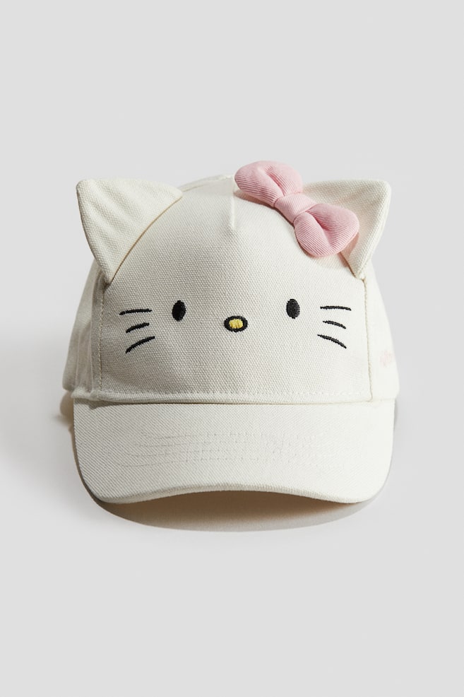 Casquette en coton - Crème/Hello Kitty/Rose/Hello Kitty/Beige clair/Mickey/Bleu ancien/Bluey/Bleu vif/Mickey/Marron clair/Snoopy - 1