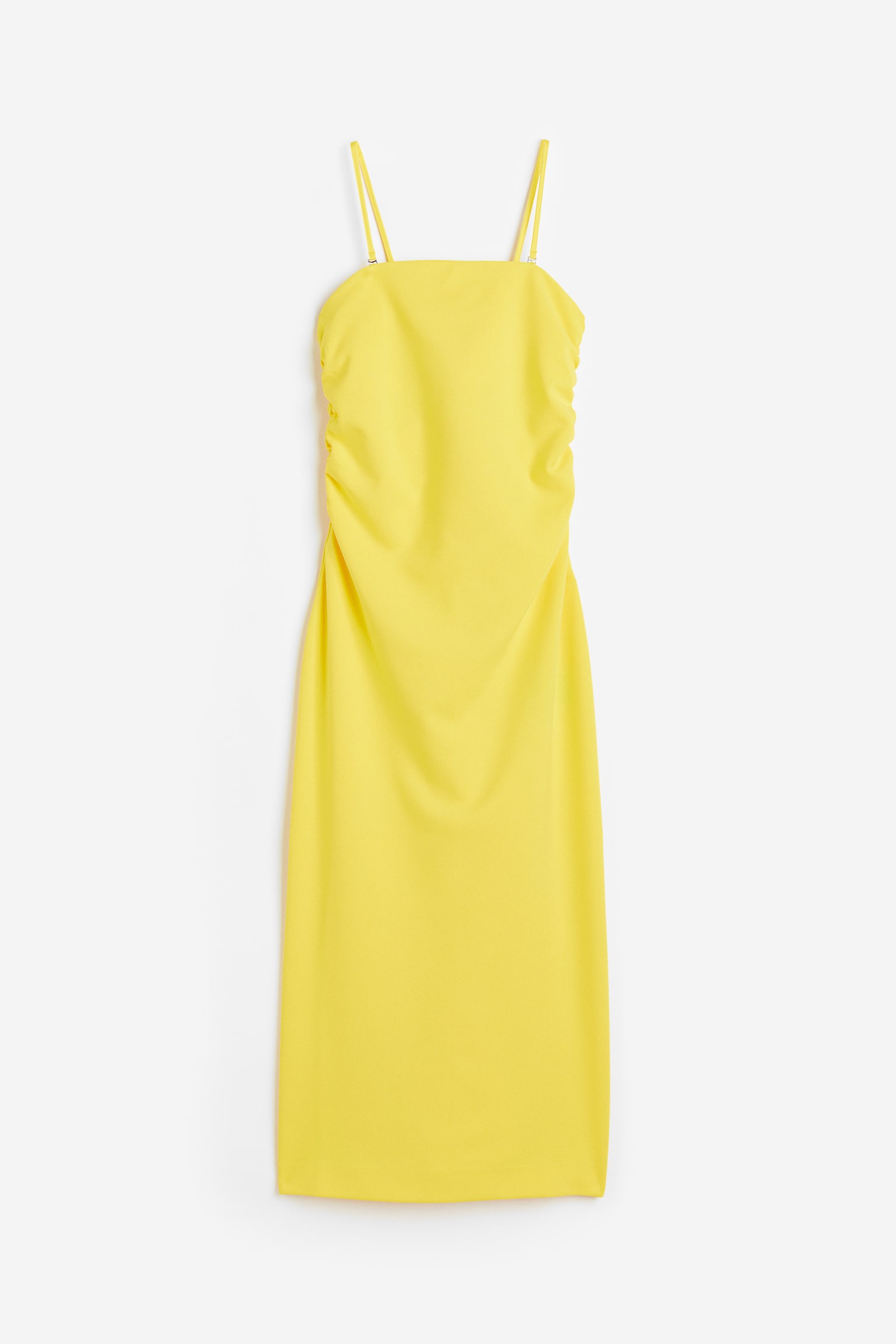 Bandeau Dress - Yellow/White/Black - 1