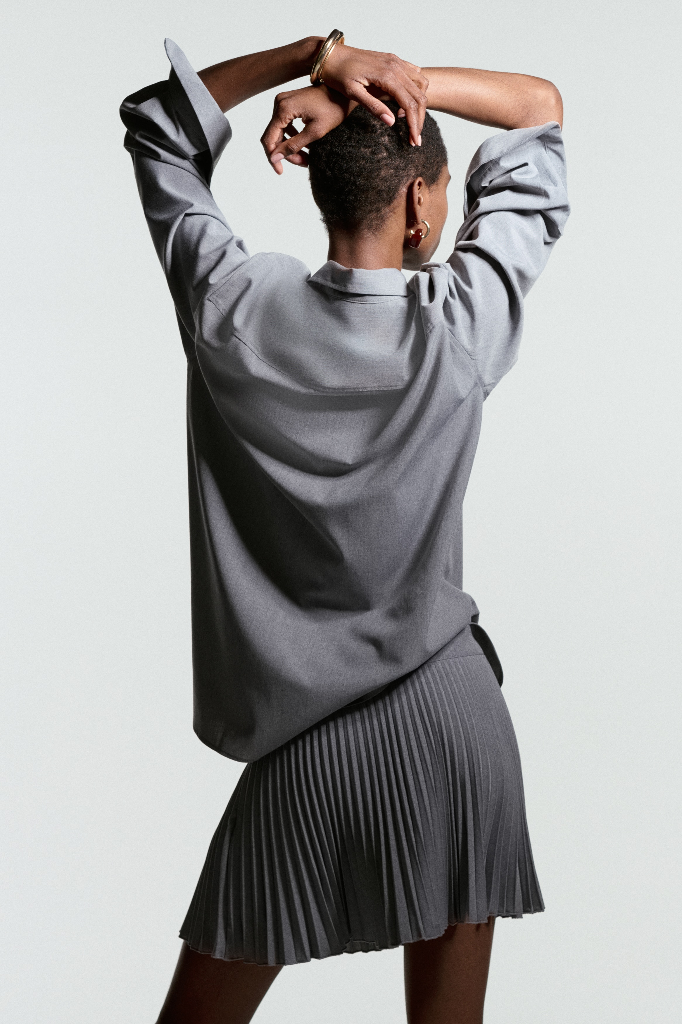 スカート herlipto Pleated Mini Skort gray M スカート herlipto Pleated Mini Skort gray M herlipto Pleated