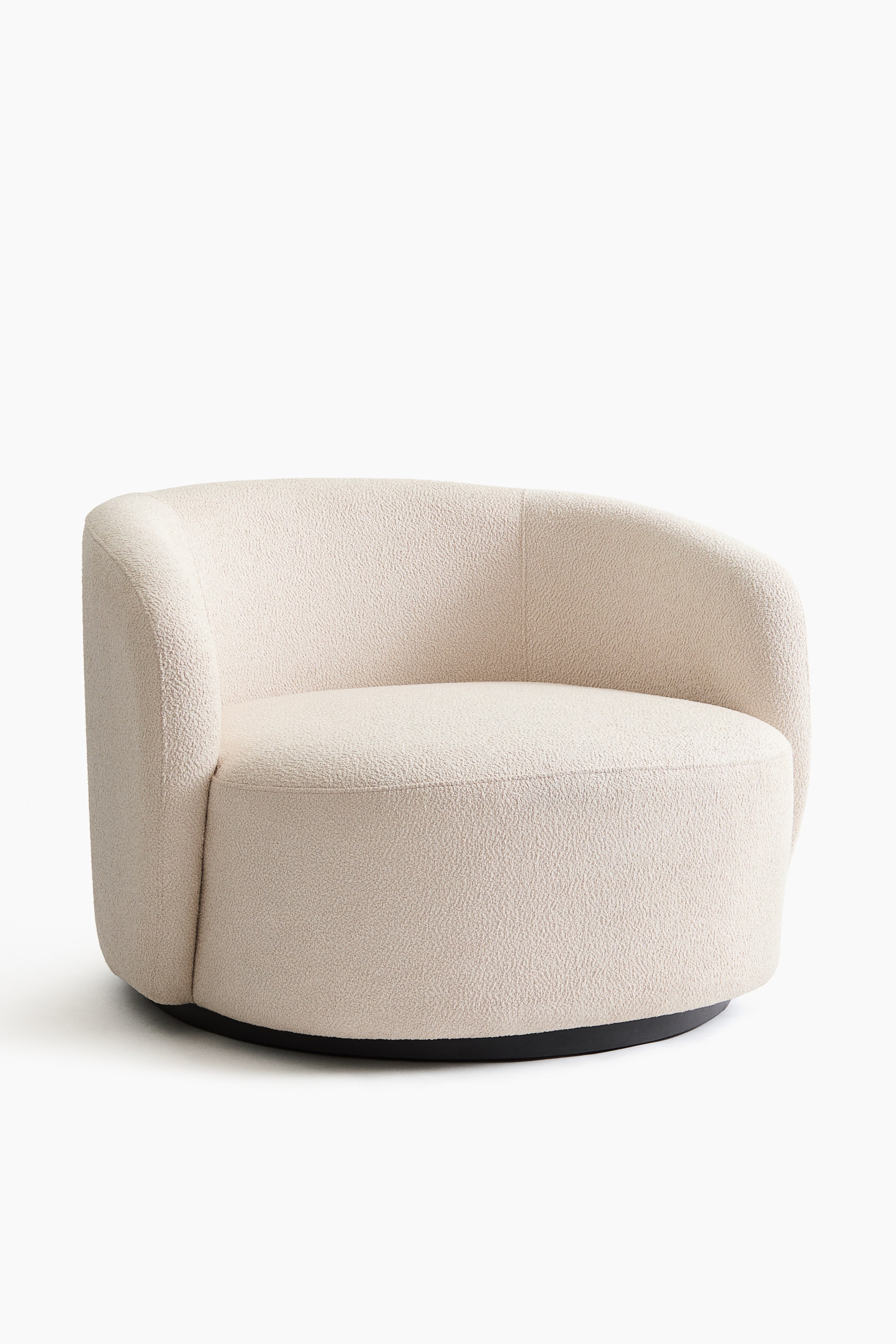 Visa större bild: Bouclé Loungestol - Polyester, Beige - H&M HOME - Home All | H&M SE 3