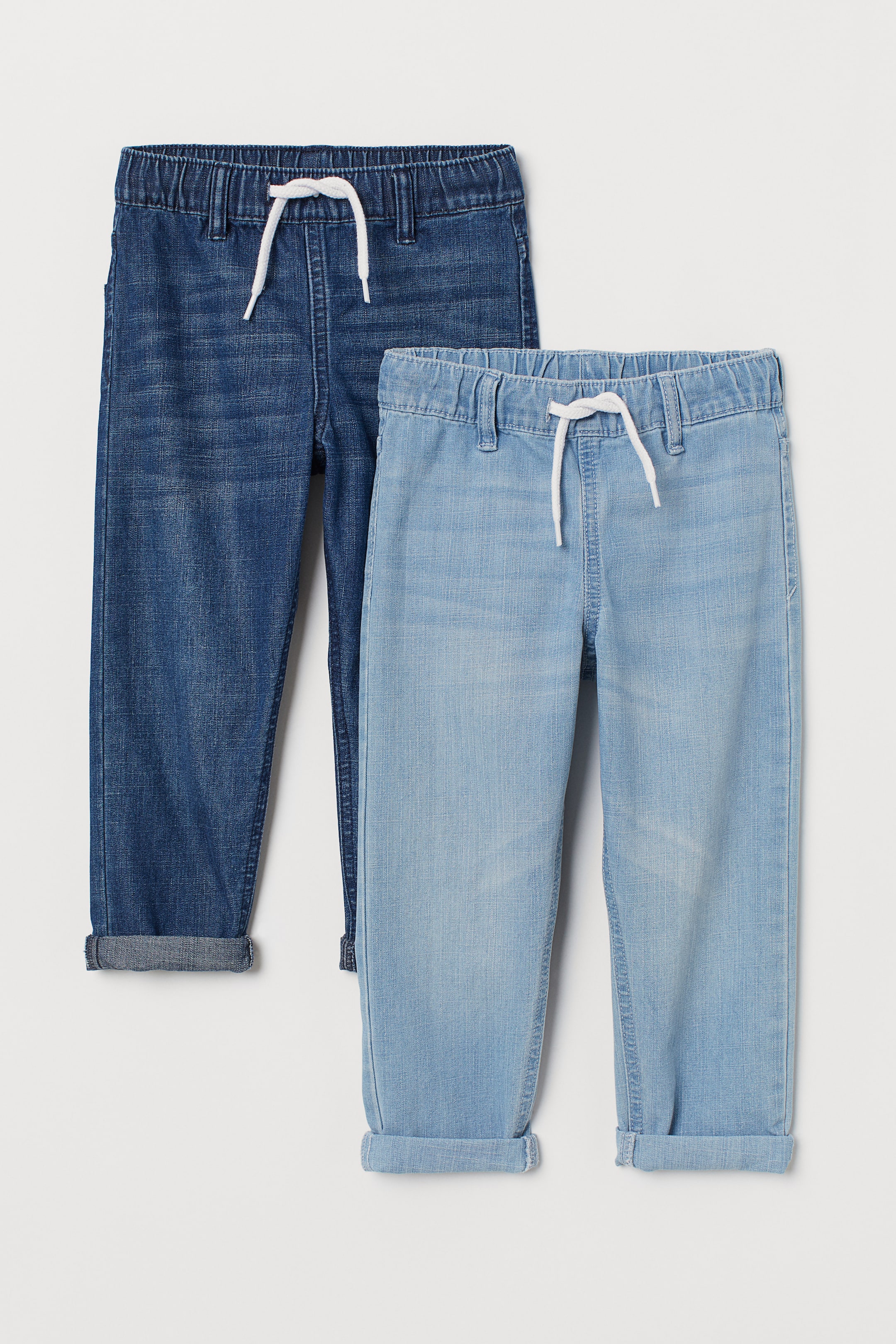 Größeres Bild ansehen: 2er-Pack Denimjoggers - Blau/Hellblau - Kids | H&M DE 1