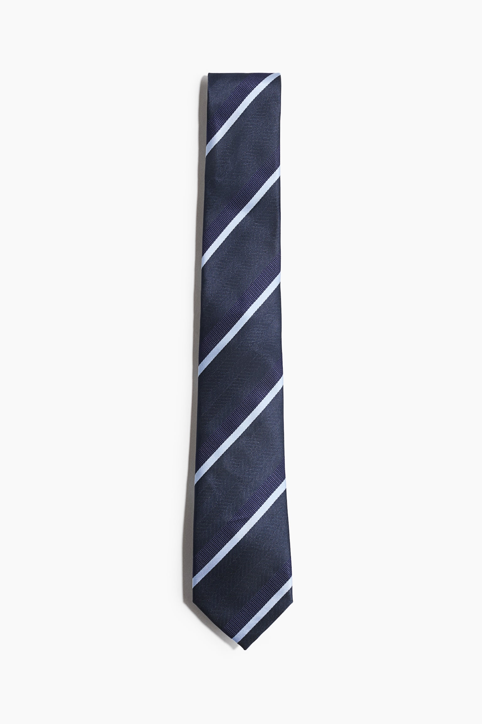 Patterned tie - Dark blue/Striped/Black/Striped/Green/Striped/Light blue/Striped - 1
