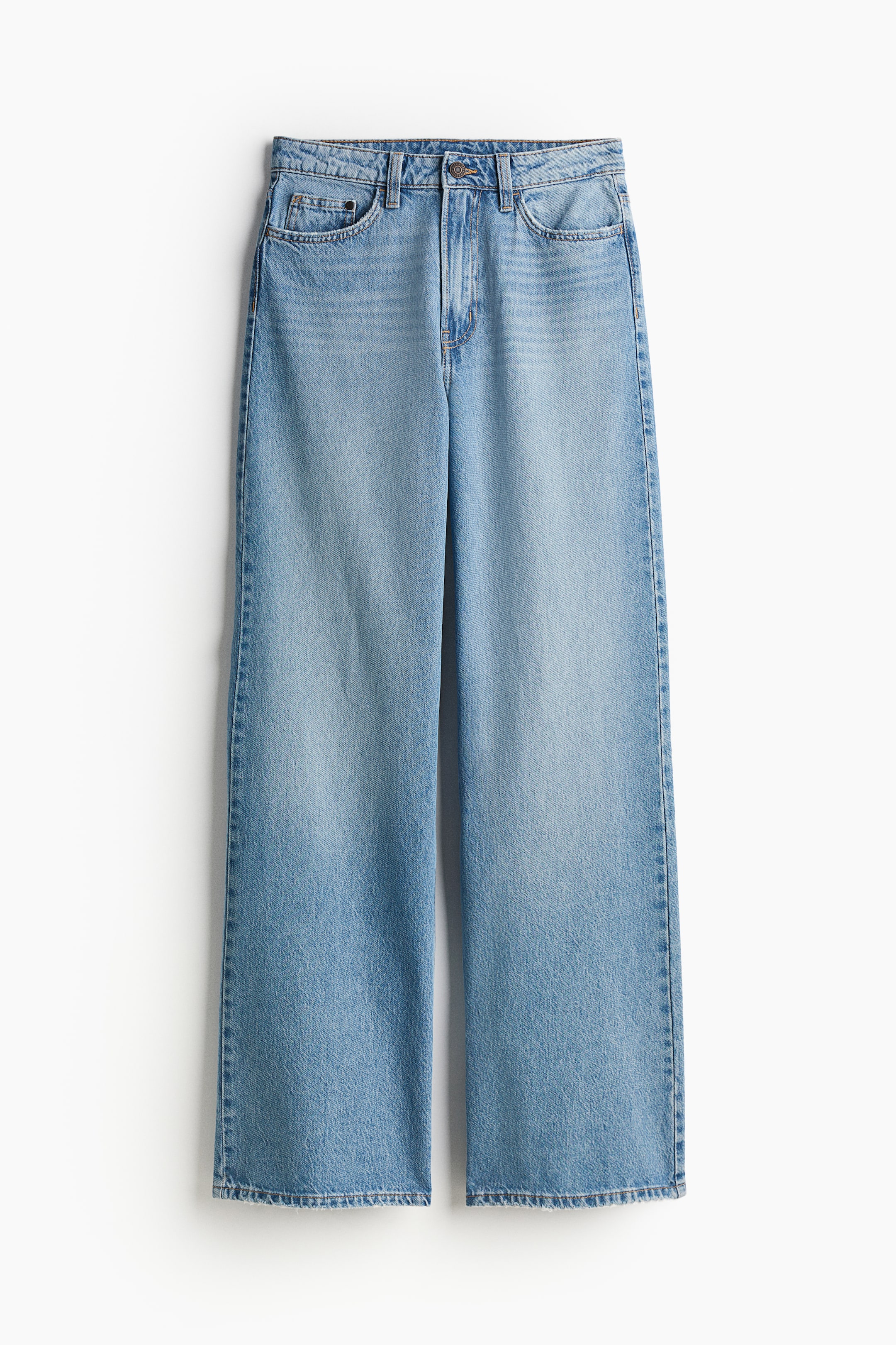 Wide Ultra High Jeans - Light denim blue - Ladies | H&M GB 7