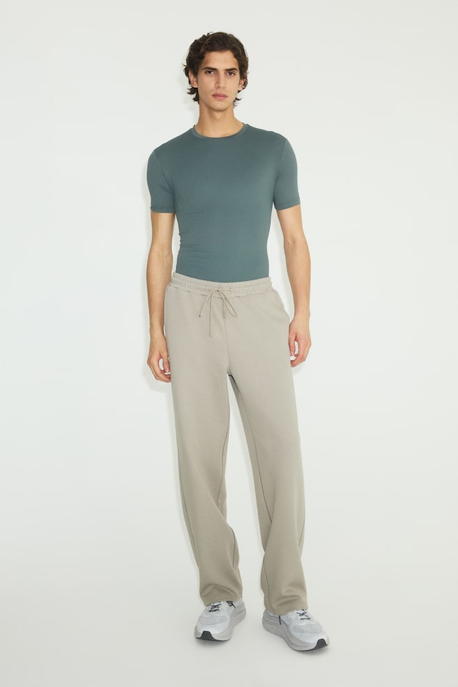 Muscle-Fit Sports Shirt with DryMove™-Dusty green - 5