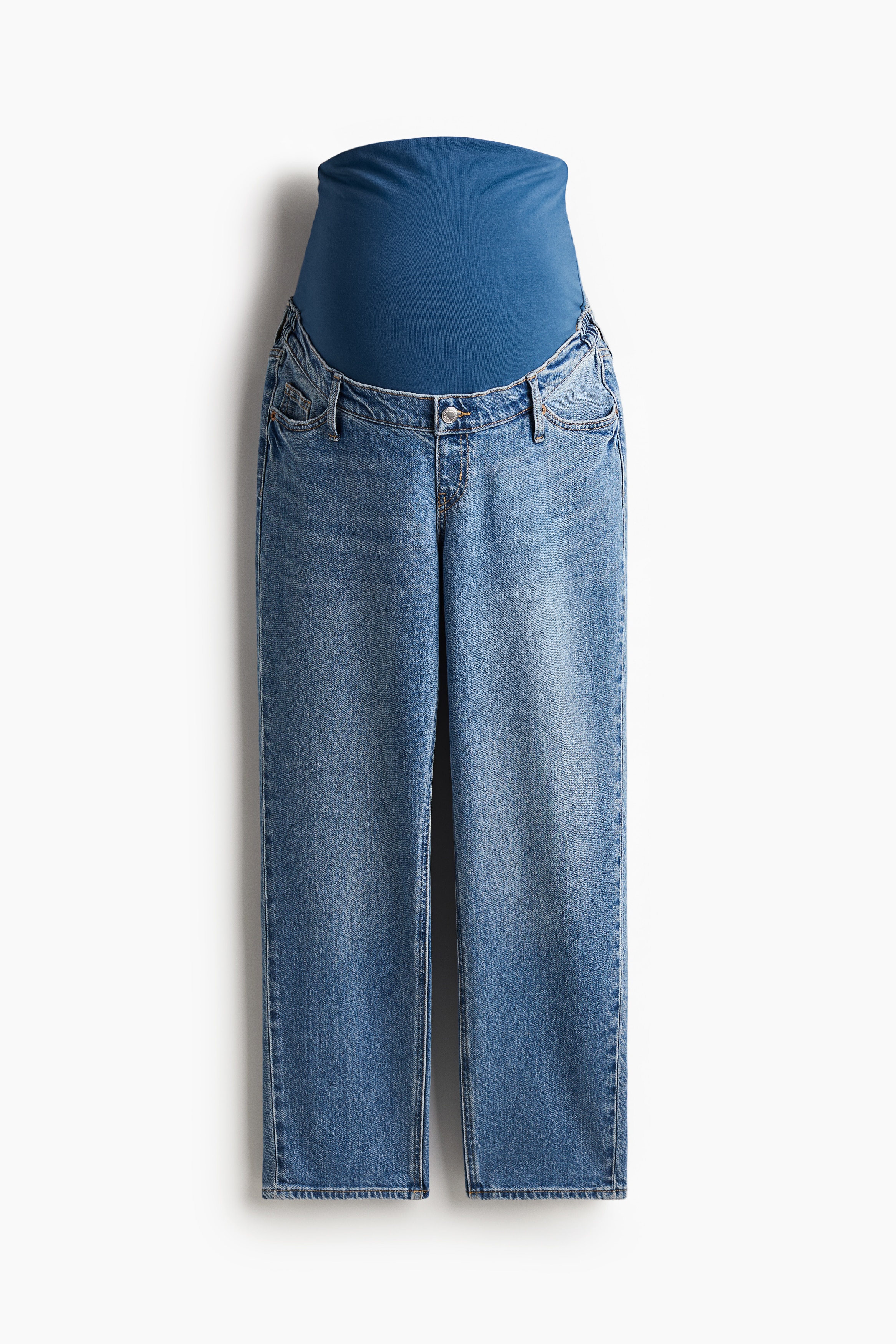 MAMA Straight Ankle Jeans - Denimblauw/Licht denimblauw/Denimblauw/Zwart/Wit/Zwart/washed out