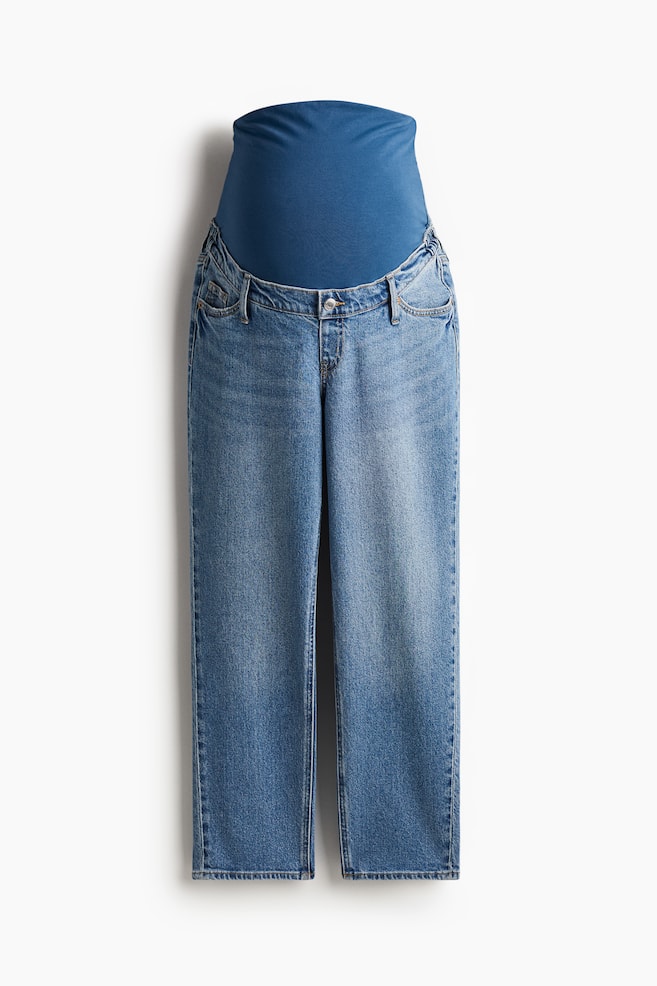 MAMA Straight Ankle Jeans - Denim blue/Light denim blue/Black/Black/Washed out/White - 1