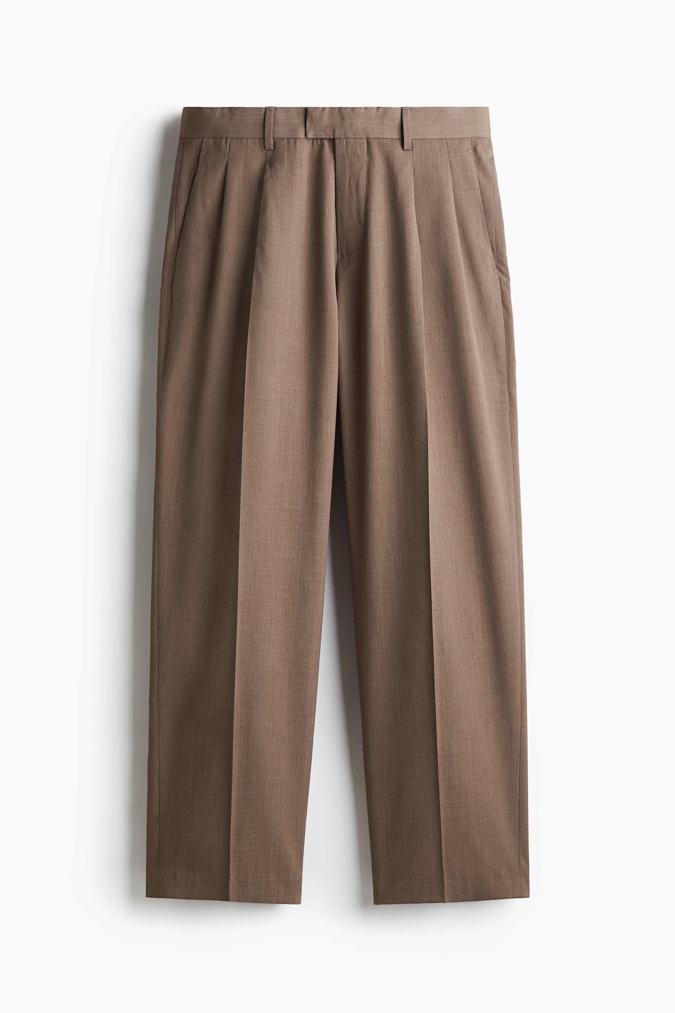 Regular Fit Suit trousers - Dark beige/Light beige